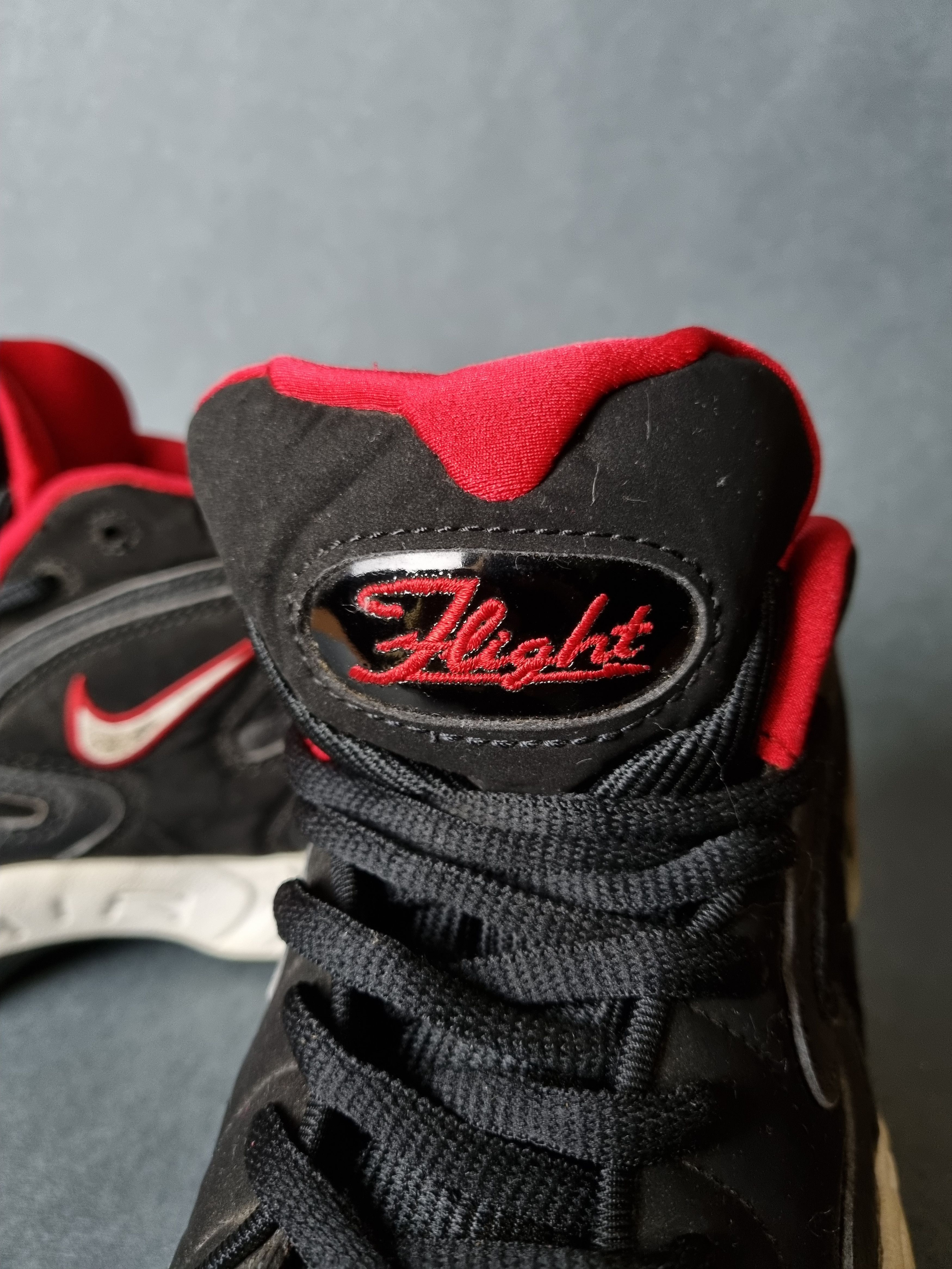 Nike 1997 Nike Air Winged Flight Black / White Varsity Red Size US 8.5 / EU 41-42 - 8 Thumbnail