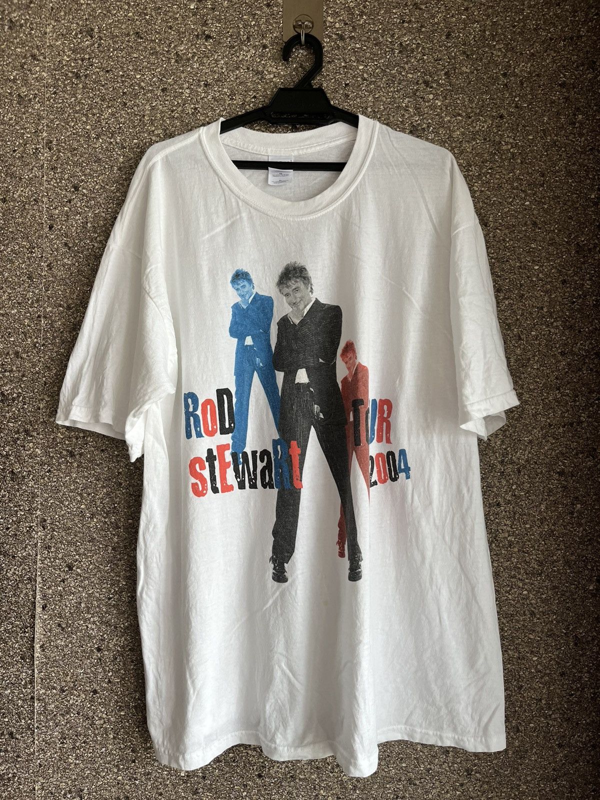 Image of Vintage Rod Stewart Ft23 in White, Men's (Size XL)