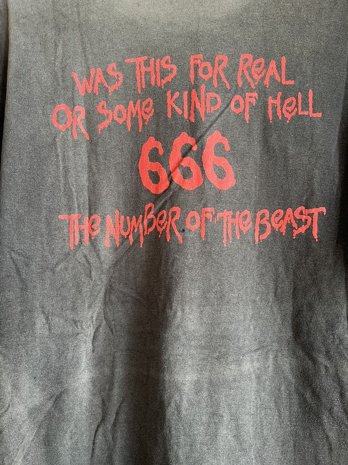 Vintage Iron maiden ft22 Size US M / EU 48-50 / 2 - 5 Thumbnail