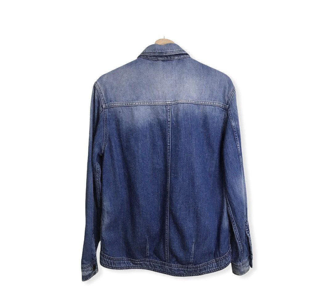Zara Zara Distressed Denim Trucker Jacket Size US M / EU 48-50 / 2 - 12 Thumbnail