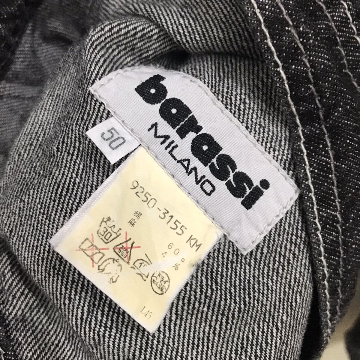 Japanese Brand Japanese Brand Barassi Milano Denim Jacket Size US L / EU 52-54 / 3 - 6 Thumbnail