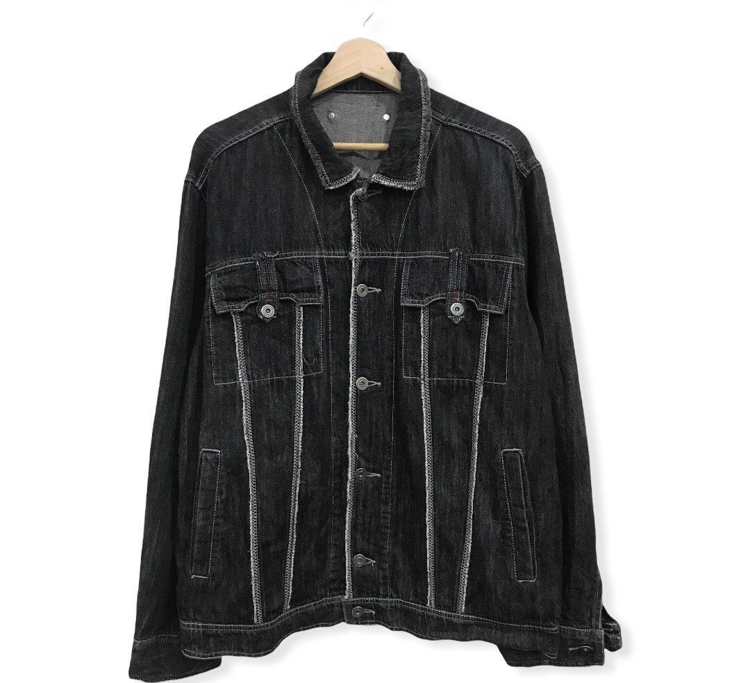 Japanese Brand Japanese Brand Barassi Milano Denim Jacket Size US L / EU 52-54 / 3 - 1 Thumbnail