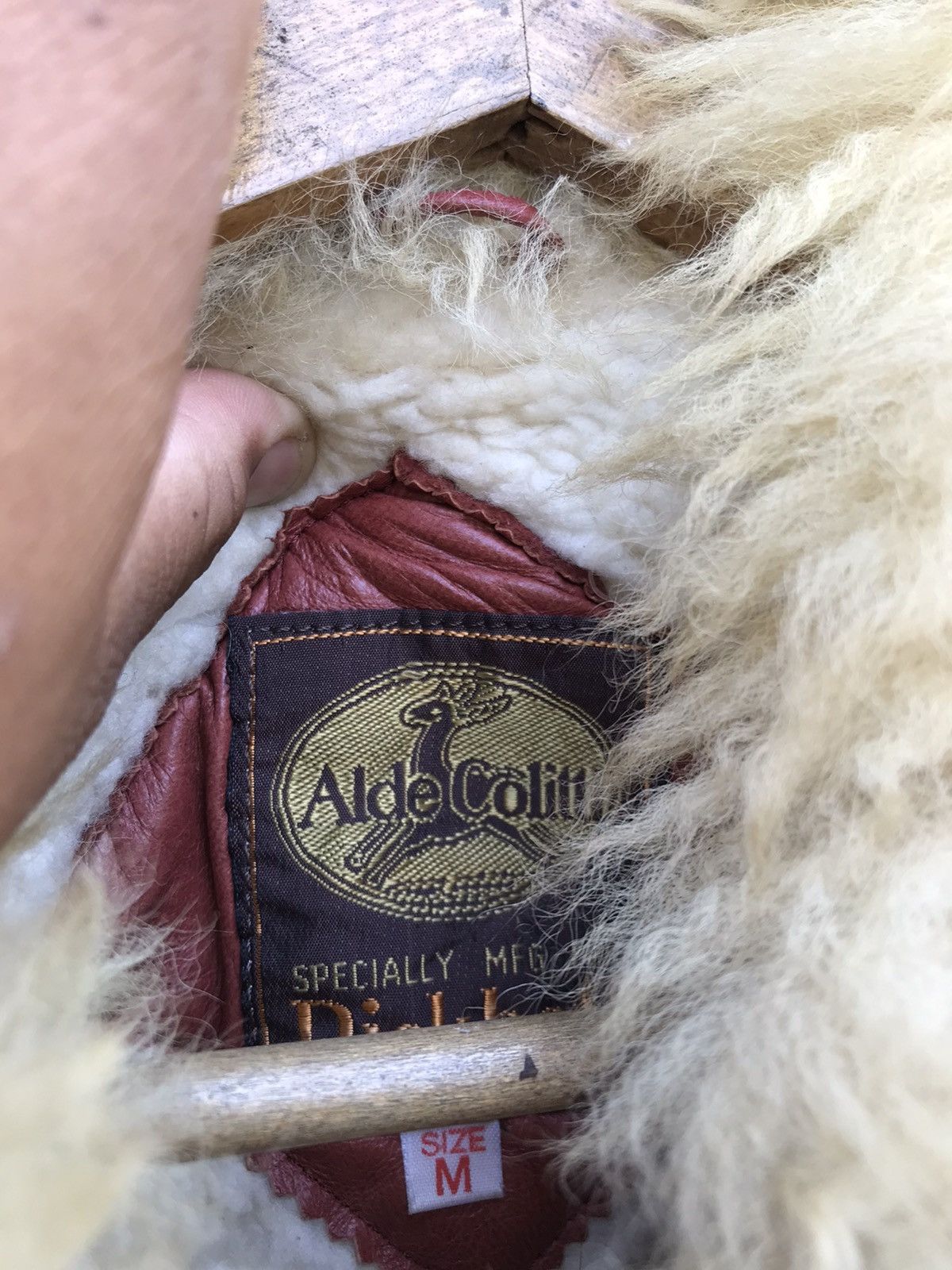Le Grande Bleu (L.G.B.) ALDE COLITTI SHERPA LEATHER JACKET CROPPED IF SIX WAS NINE Size S / US 4 / IT 40 - 6 Thumbnail