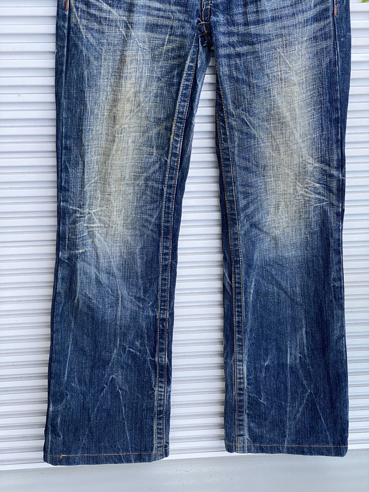 Japanese Brand × Vintage XX Red Pepper Skulls Flowers Embroidered Denim Size US 30 / EU 46 - 10 Thumbnail