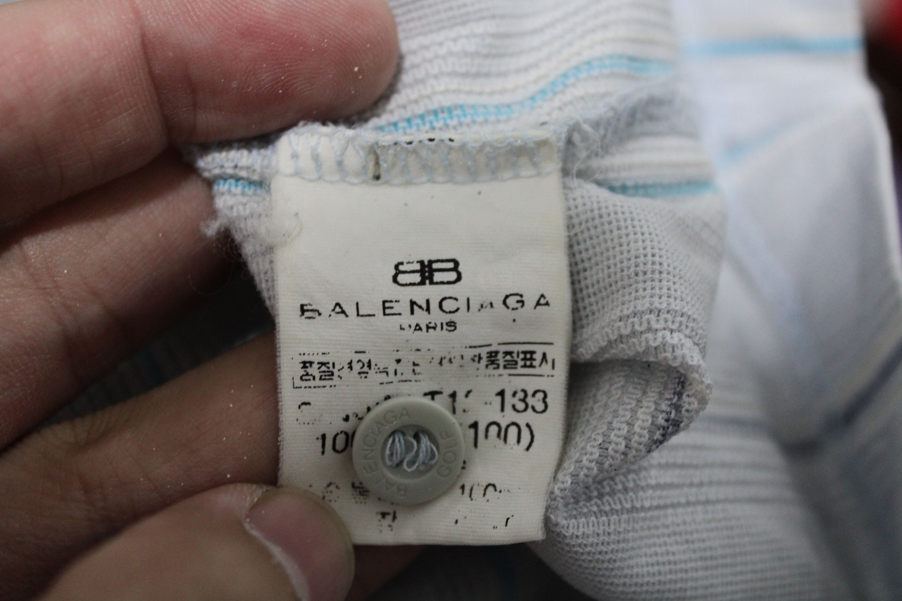 Balenciaga Vintage Y2K Balenciaga Golf Long Sleeve Polo Size US M / EU 48-50 / 2 - 8 Thumbnail