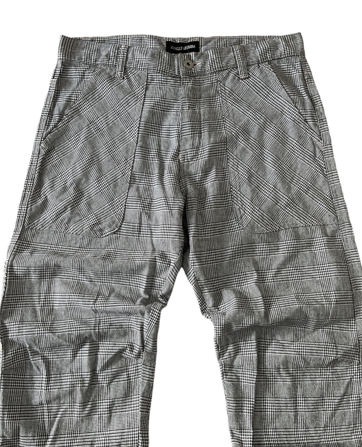Japanese Brand JungleStorm Japan Checkered Baker Pants Size US 33 - 3 Thumbnail