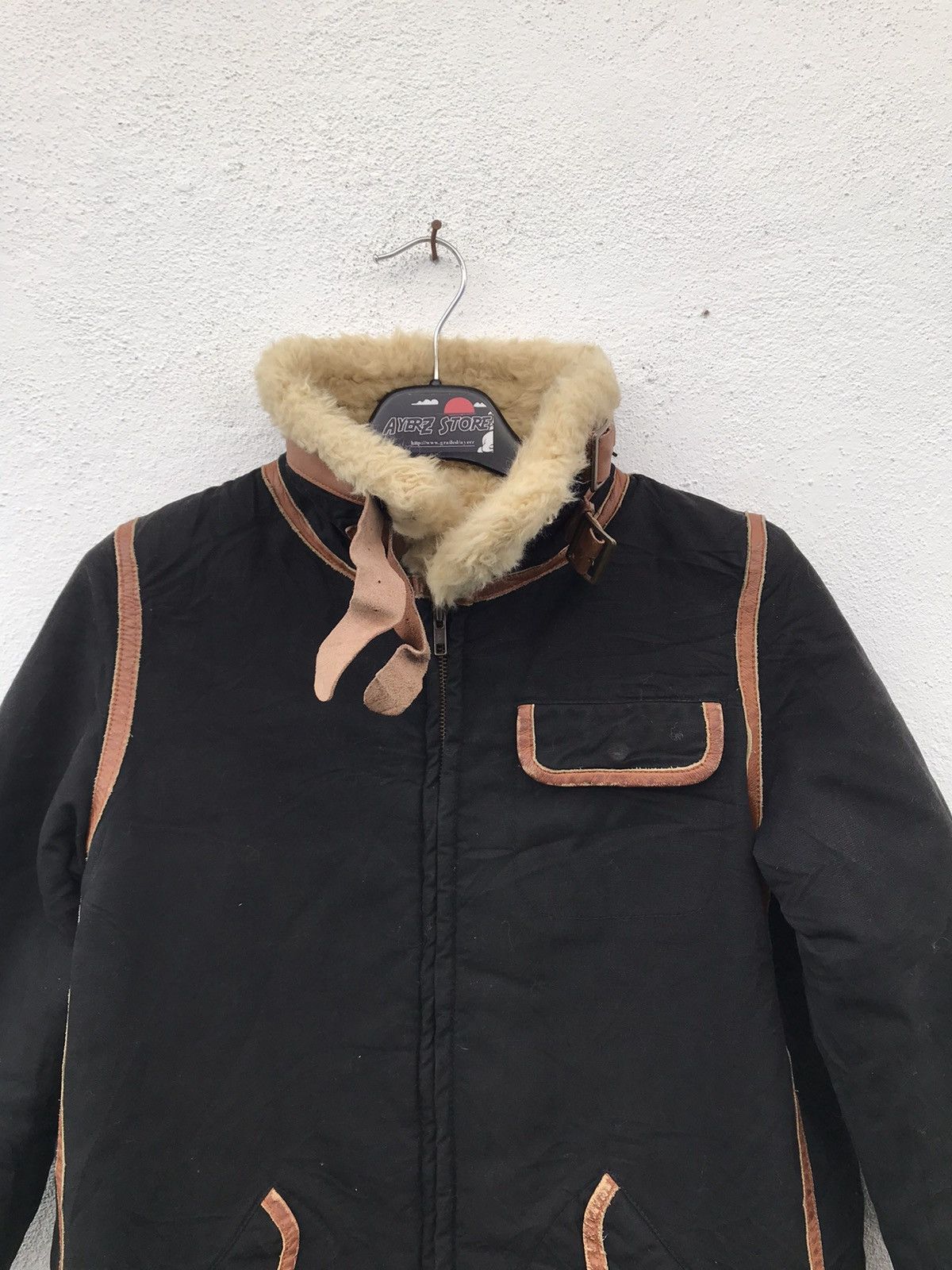 American Rag American Rag Cie B-3 Style Sherpa Lining Jacket Size US XS / EU 42 / 0 - 2 Thumbnail