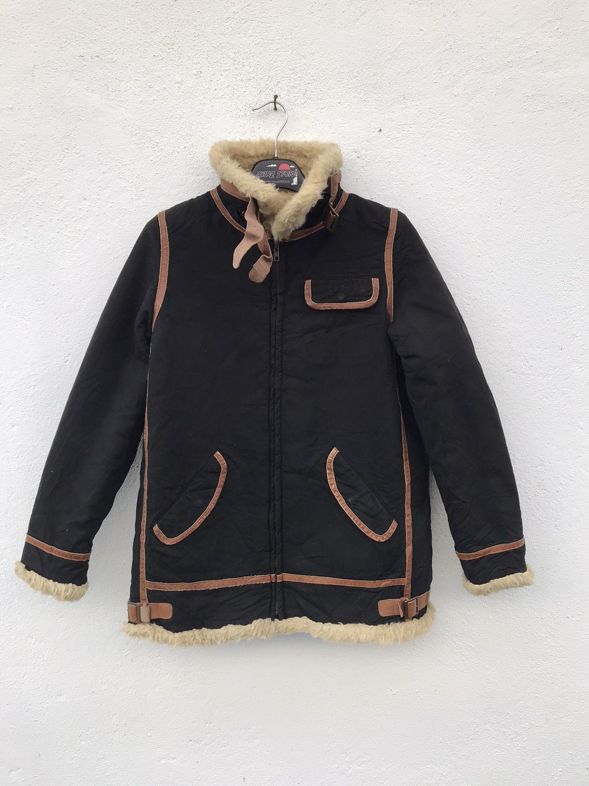 American Rag American Rag Cie B-3 Style Sherpa Lining Jacket Size US XS / EU 42 / 0 - 1 Thumbnail
