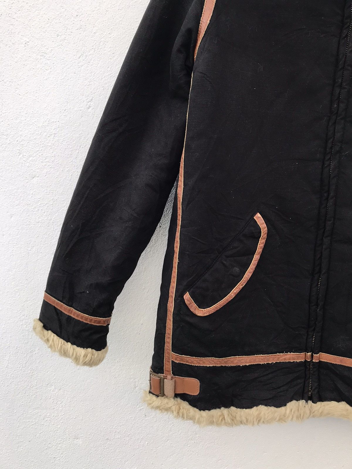 American Rag American Rag Cie B-3 Style Sherpa Lining Jacket Size US XS / EU 42 / 0 - 4 Thumbnail