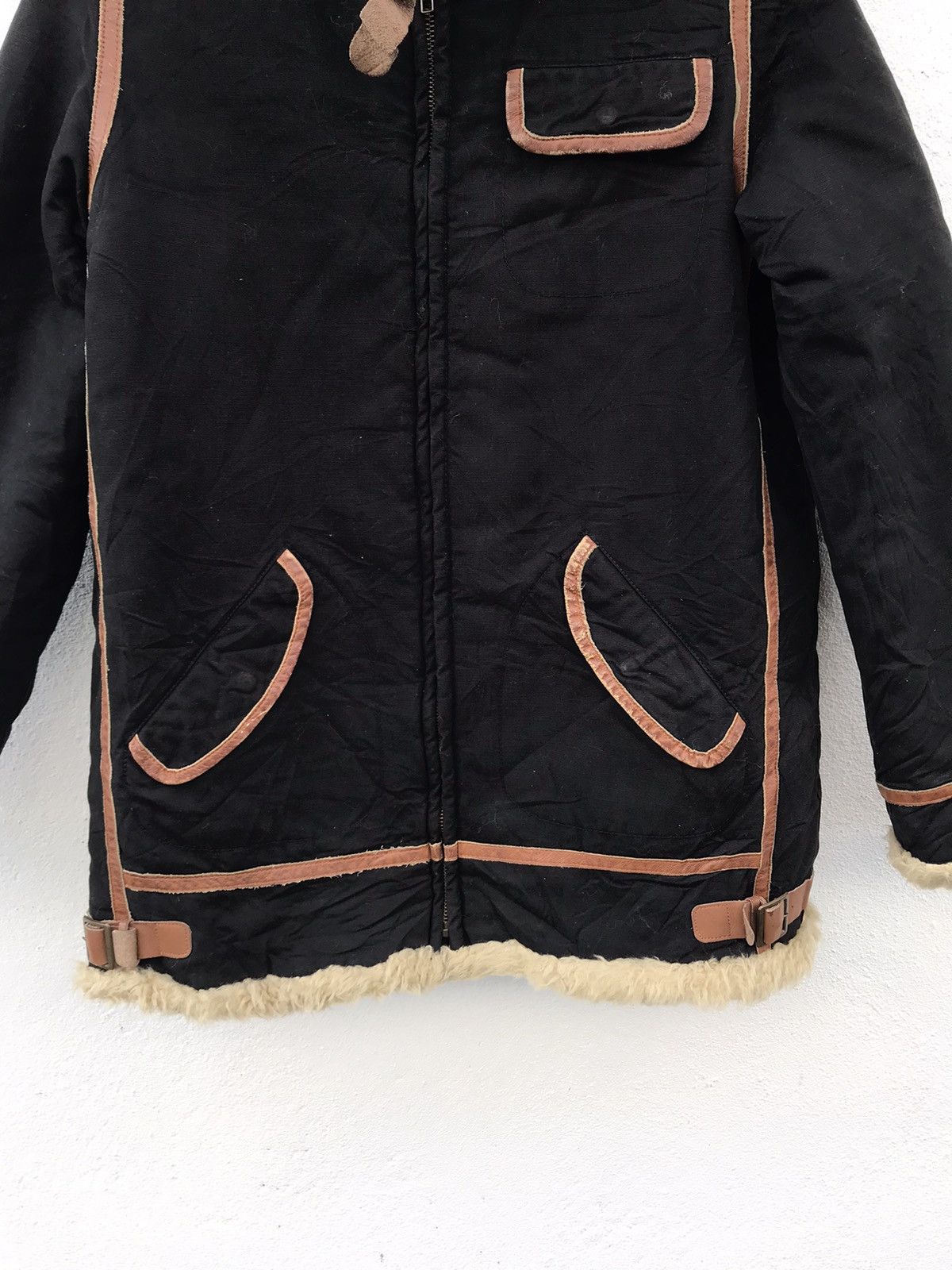 American Rag American Rag Cie B-3 Style Sherpa Lining Jacket Size US XS / EU 42 / 0 - 3 Thumbnail