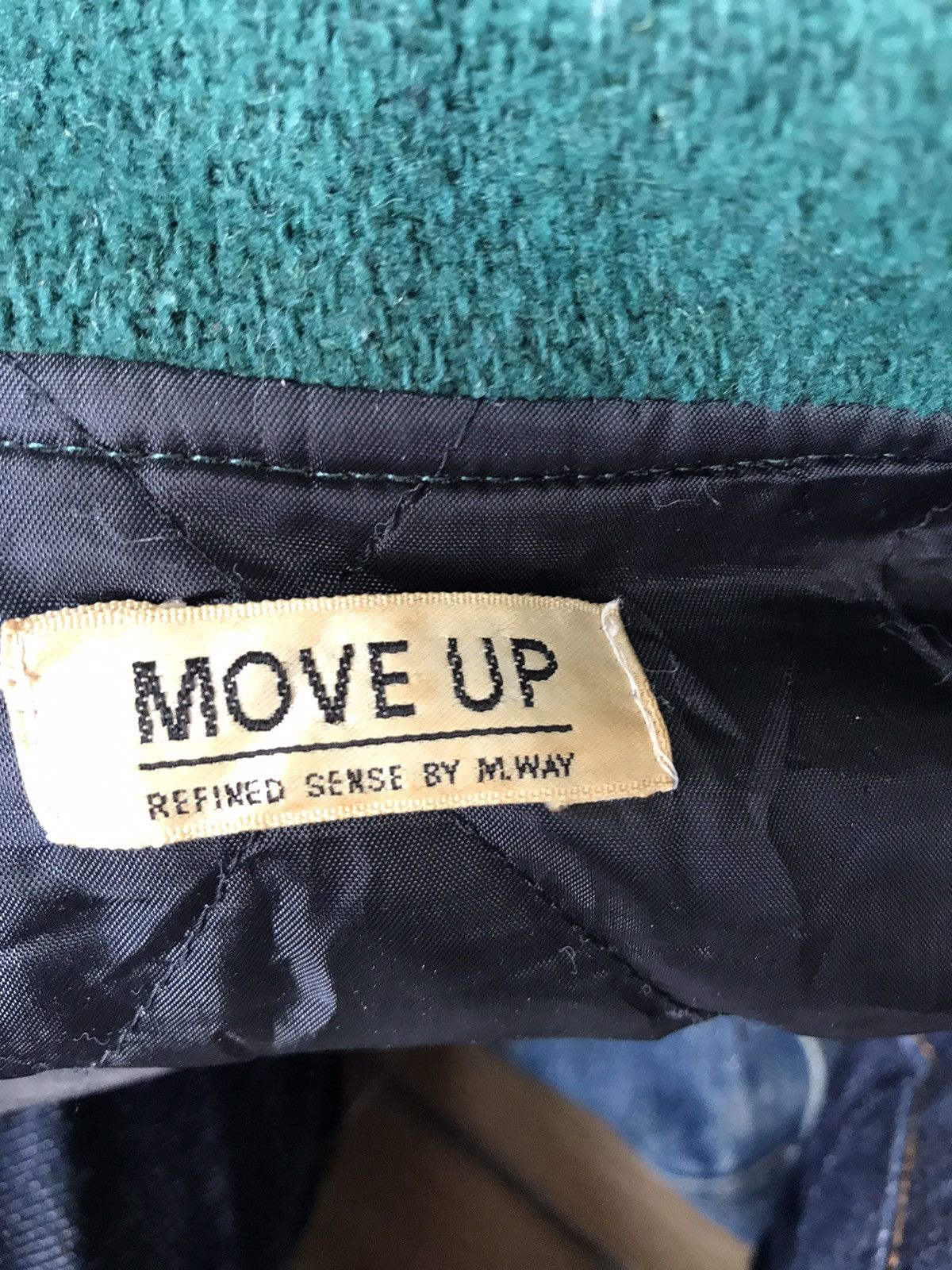Japanese Brand Move Up Big Logo Wool Varsity Jackets Size US L / EU 52-54 / 3 - 11 Thumbnail