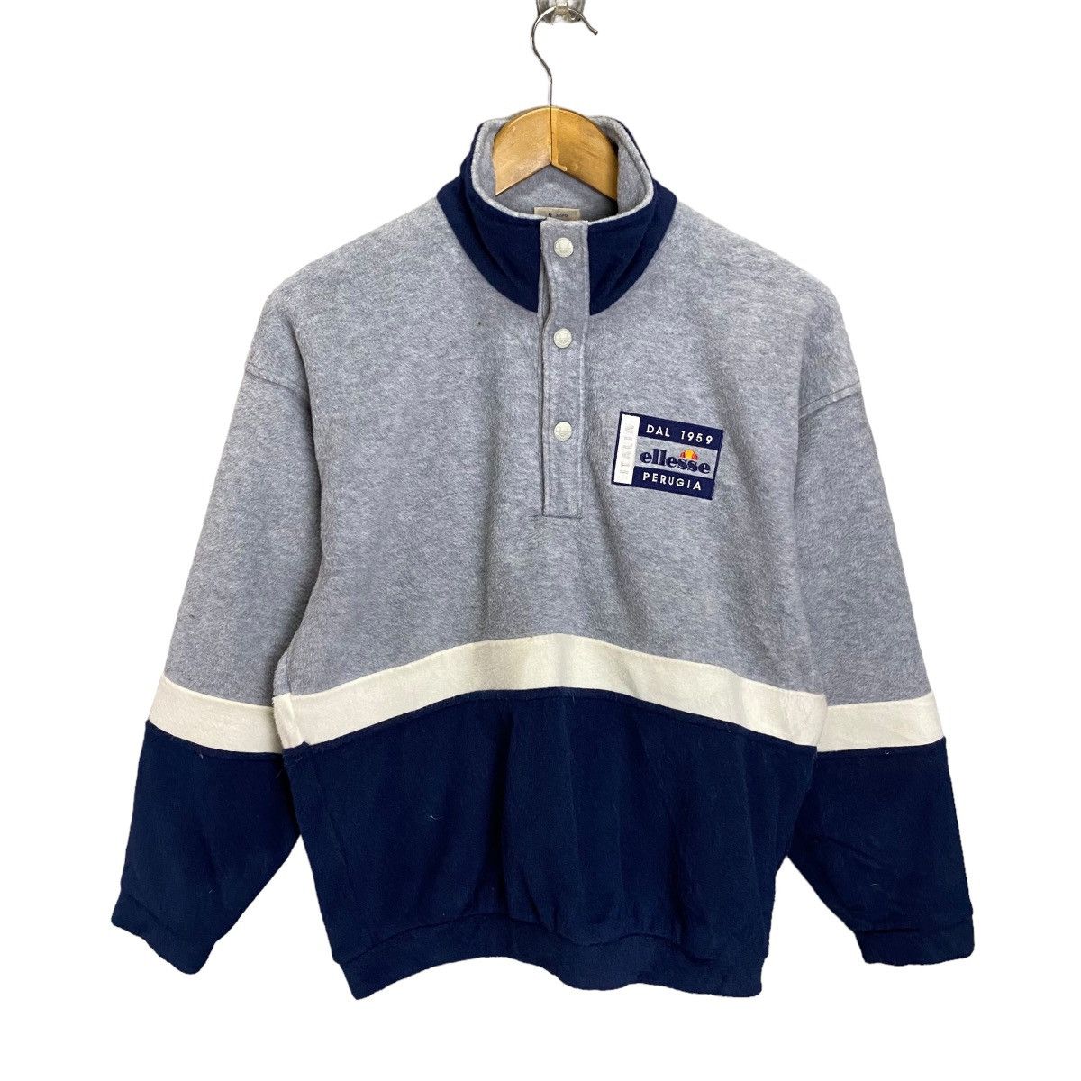 Ellesse half button fleece vintage