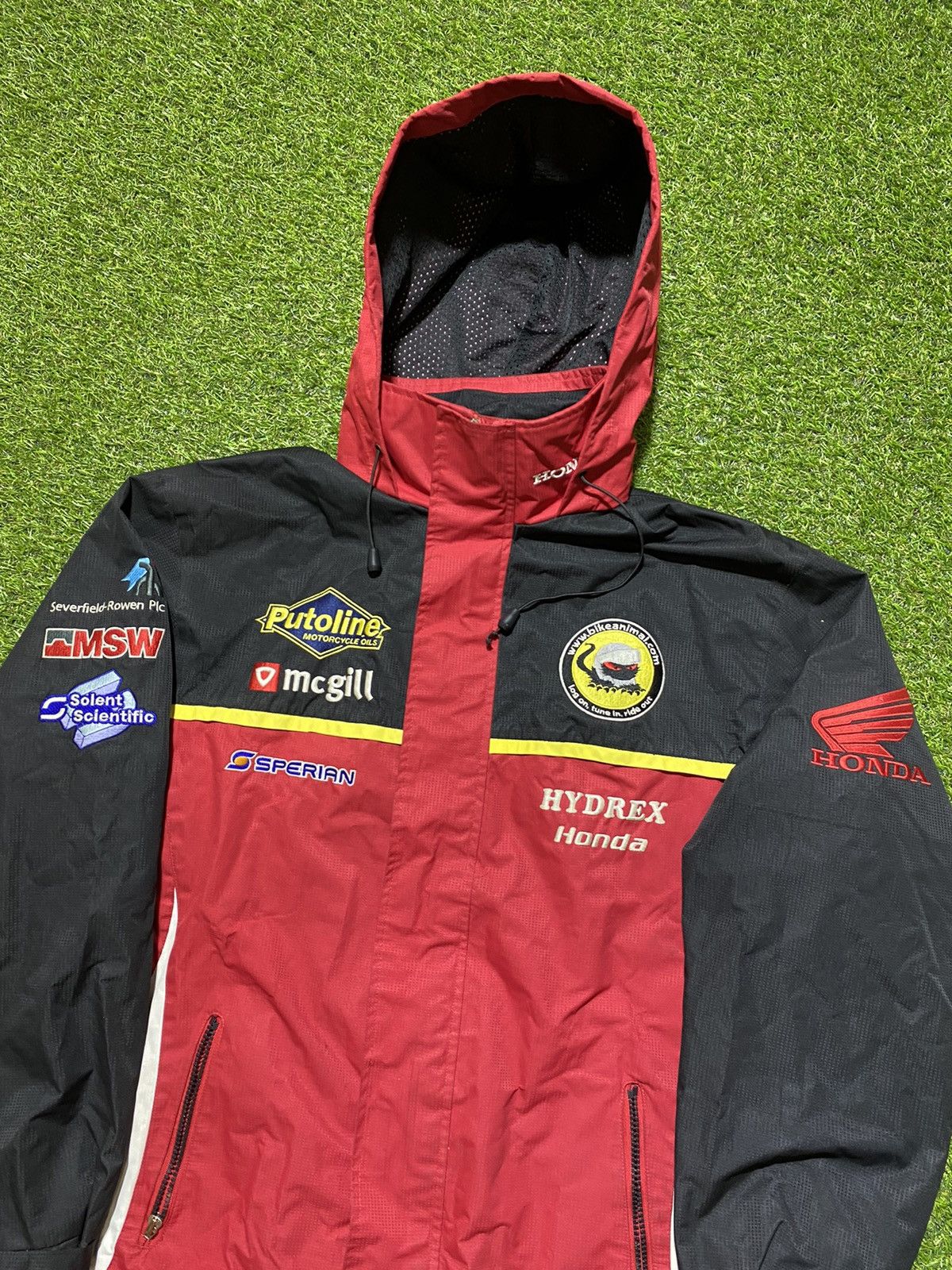 Honda Vintage Y2k Honda Hydrex jacket japanese big logo size L Size US L / EU 52-54 / 3 - 2 Thumbnail