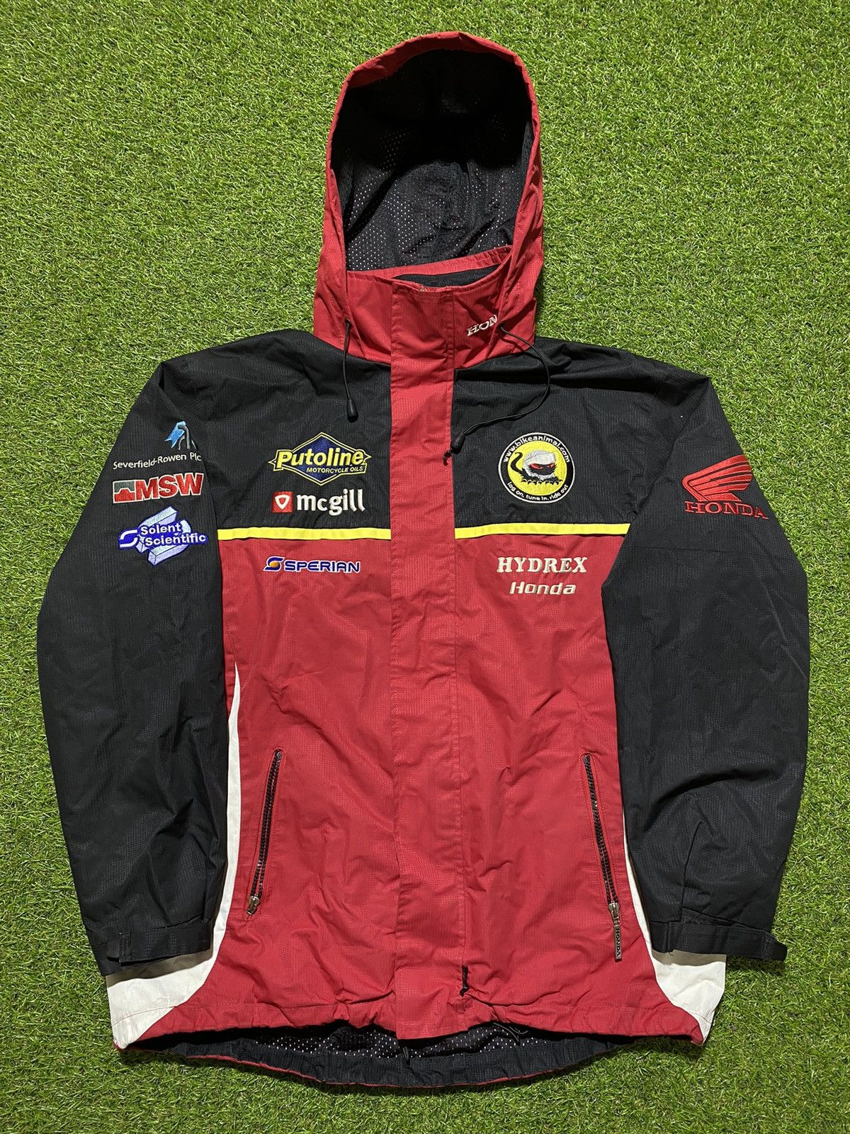 Honda Vintage Y2k Honda Hydrex jacket japanese big logo size L Size US L / EU 52-54 / 3 - 1 Thumbnail