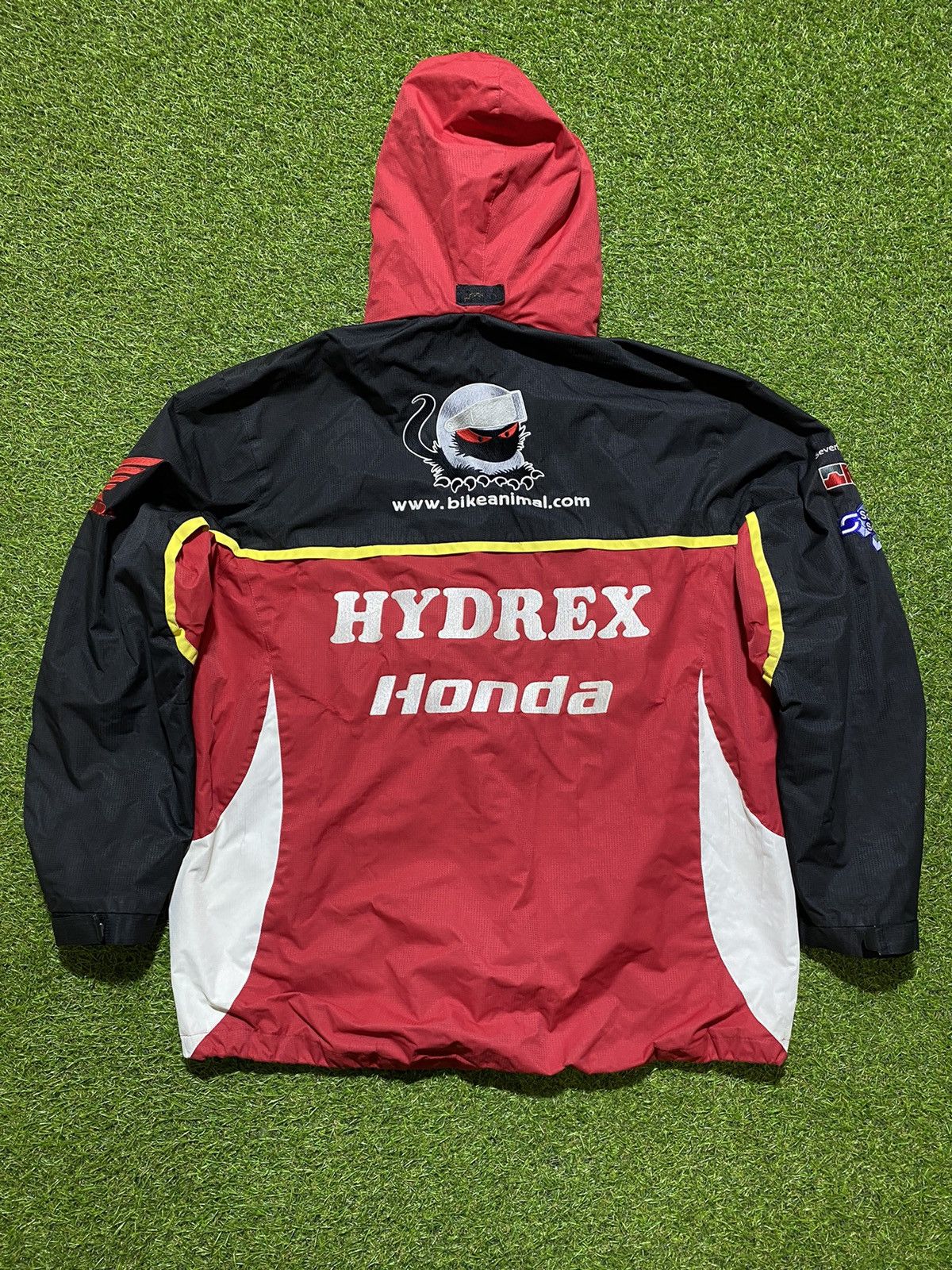 Honda Vintage Y2k Honda Hydrex jacket japanese big logo size L Size US L / EU 52-54 / 3 - 8 Thumbnail