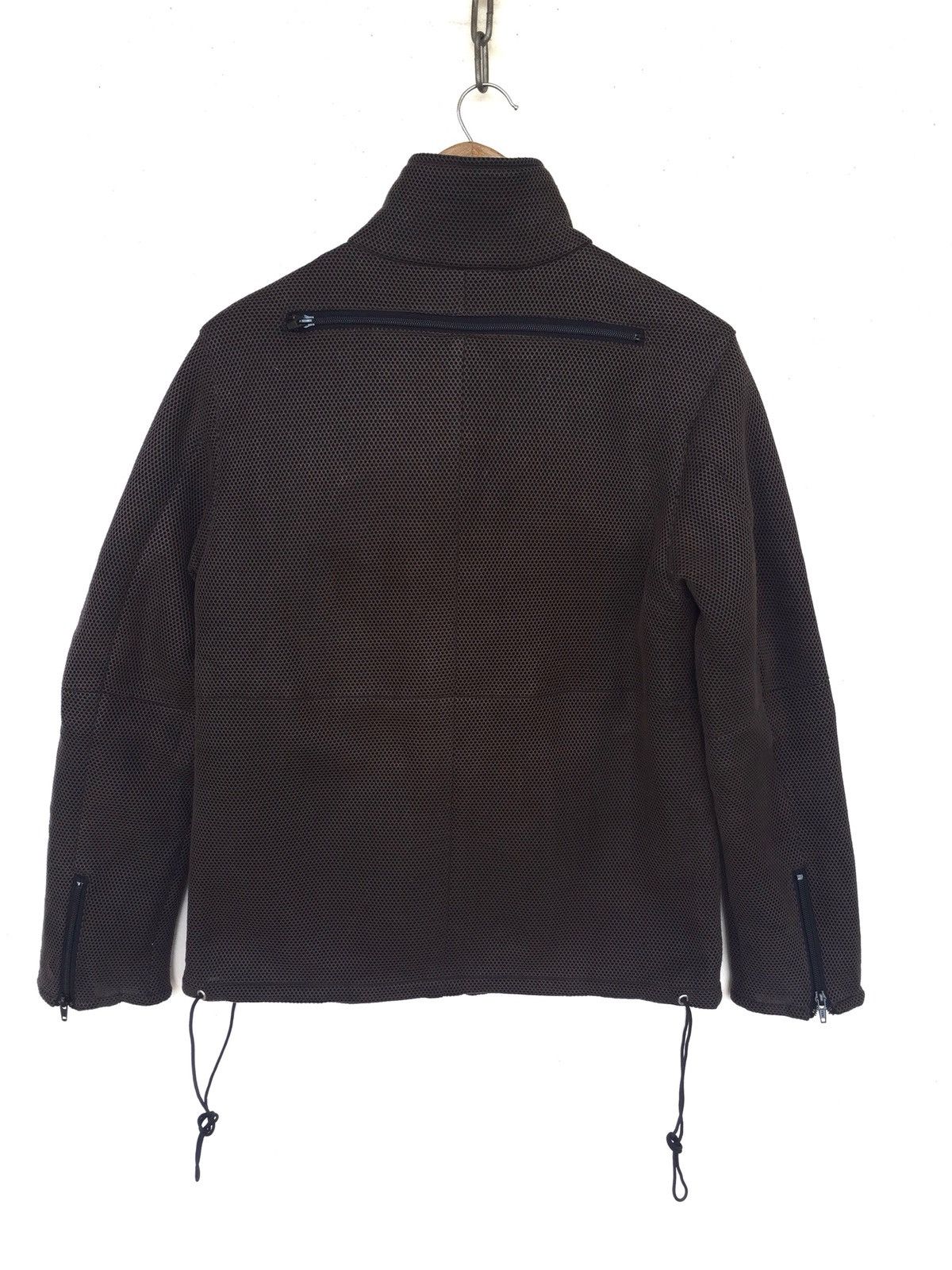 Yohji Yamamoto Yohji Yamamoto Mesh Unusual Zip Parachute Jacket Size US M / EU 48-50 / 2 - 2 Thumbnail
