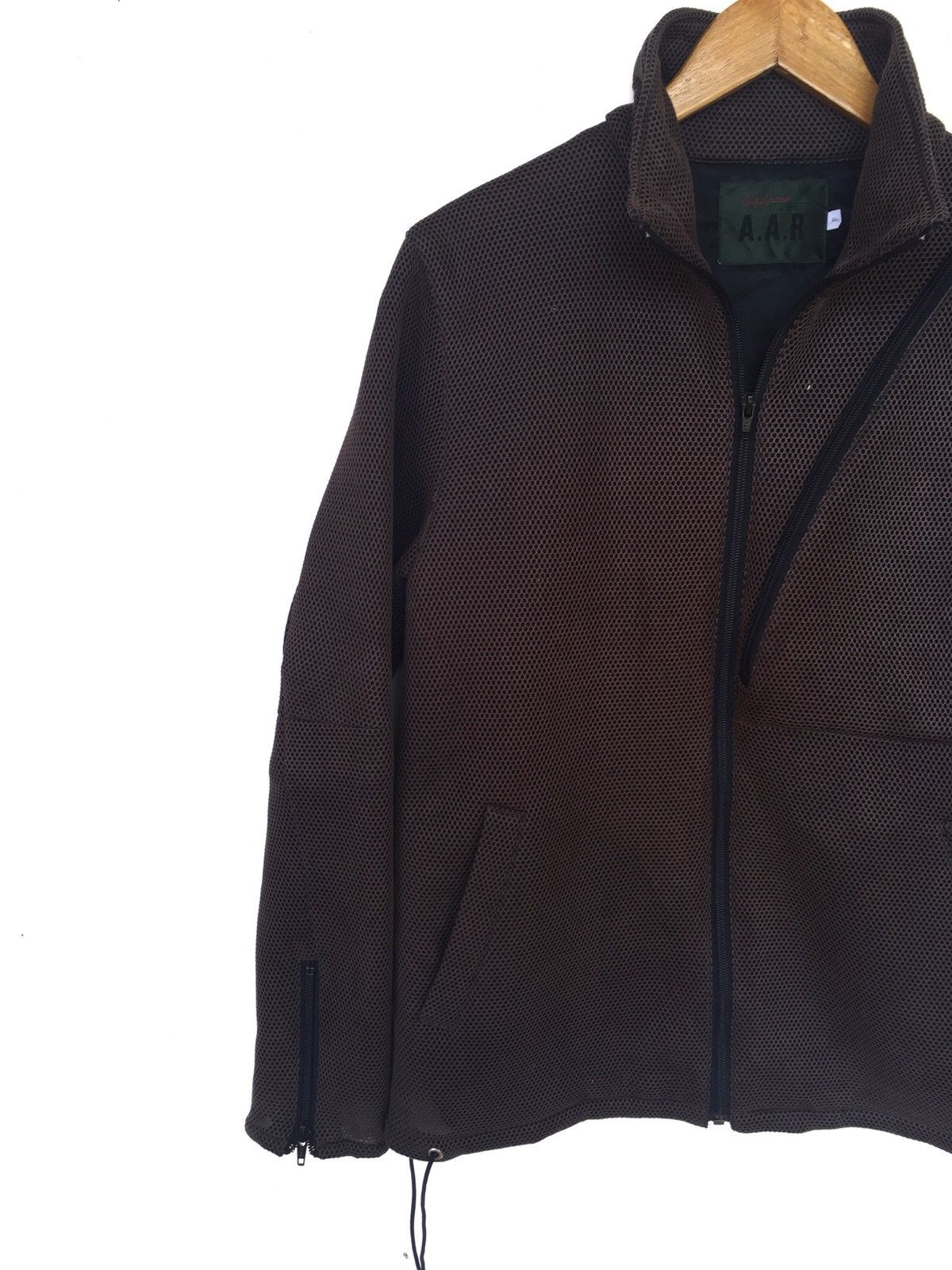 Yohji Yamamoto Yohji Yamamoto Mesh Unusual Zip Parachute Jacket Size US M / EU 48-50 / 2 - 4 Thumbnail