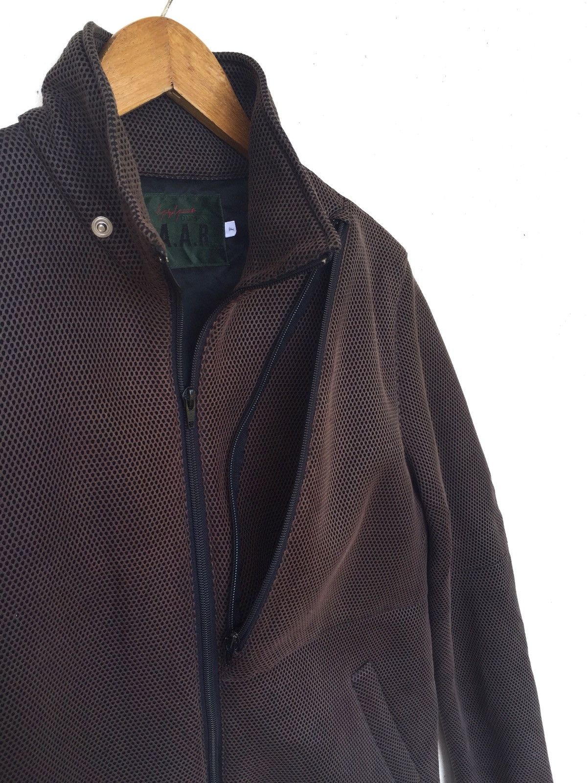 Yohji Yamamoto Yohji Yamamoto Mesh Unusual Zip Parachute Jacket Size US M / EU 48-50 / 2 - 6 Thumbnail