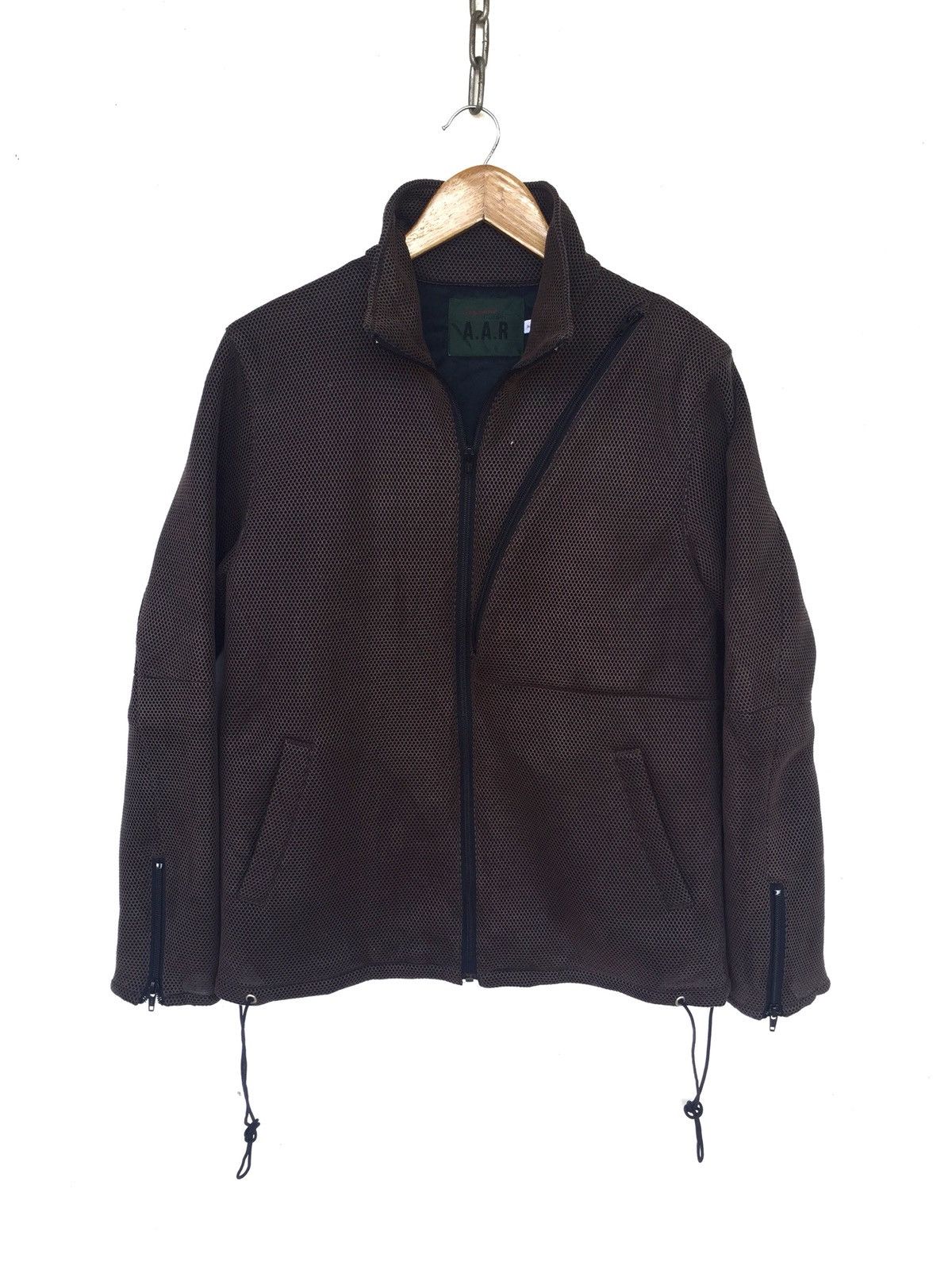Yohji Yamamoto Yohji Yamamoto Mesh Unusual Zip Parachute Jacket 