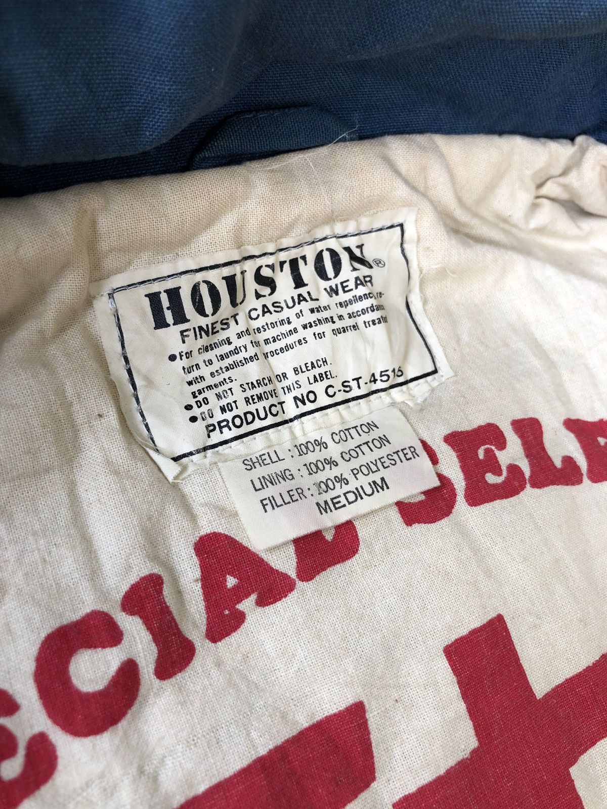 Buzz Rickson's Houston 🇯🇵 "Calrose Rice" CWU-45/P Bomber Jacket Size US M / EU 48-50 / 2 - 13 Thumbnail