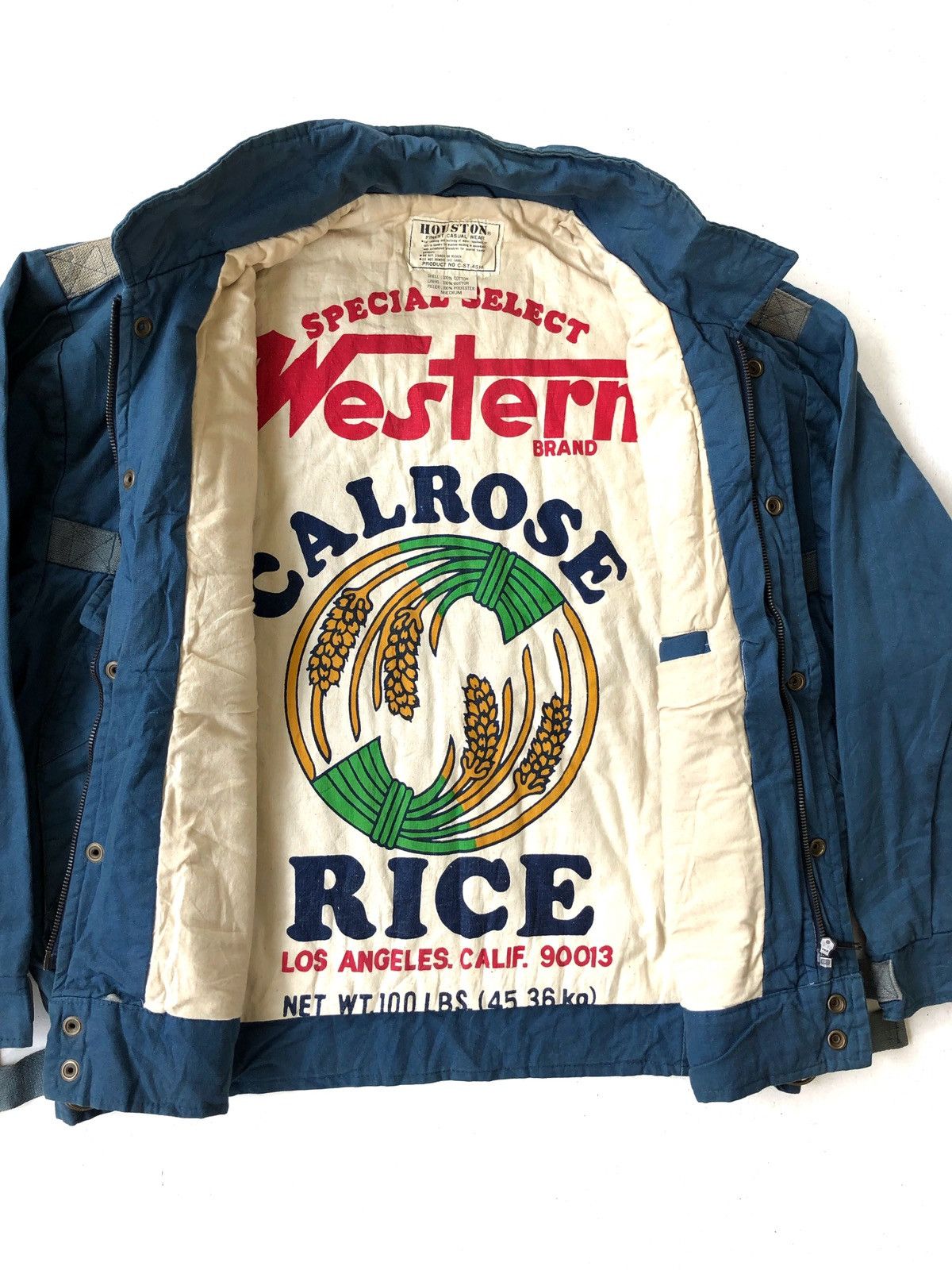 Buzz Rickson's Houston 🇯🇵 "Calrose Rice" CWU-45/P Bomber Jacket Size US M / EU 48-50 / 2 - 5 Thumbnail