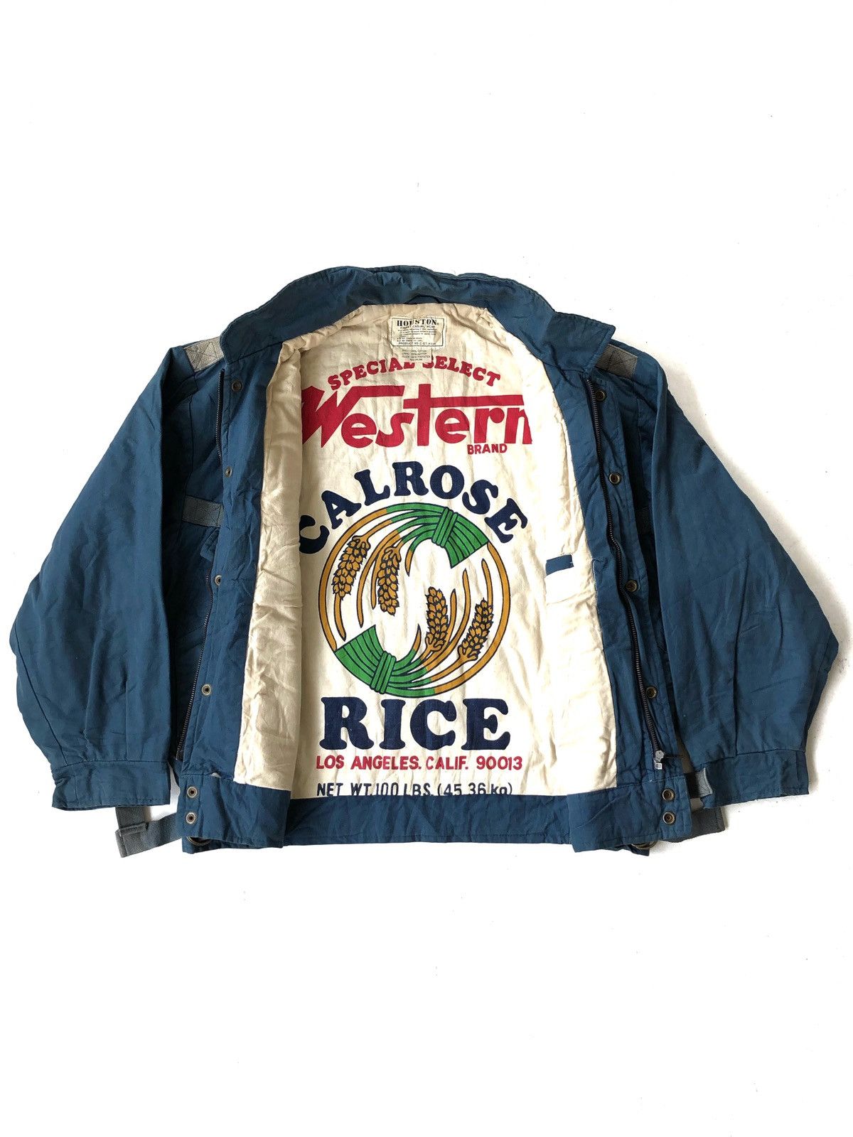 Buzz Rickson's Houston 🇯🇵 "Calrose Rice" CWU-45/P Bomber Jacket Size US M / EU 48-50 / 2 - 1 Thumbnail