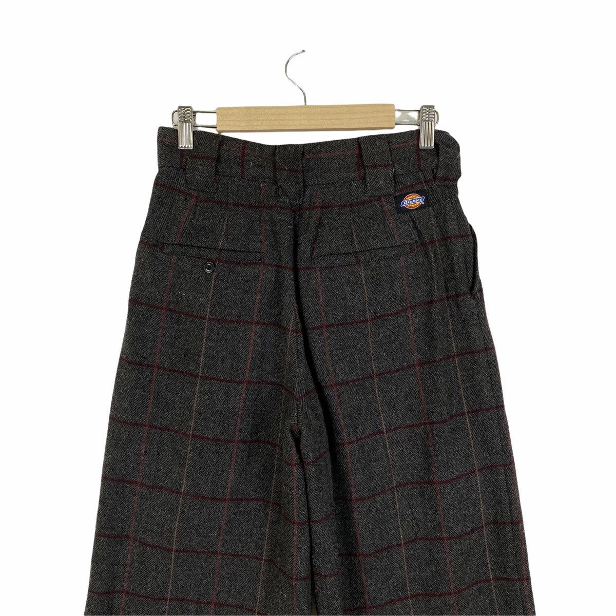 Dickies × Vintage VINTAGE DICKIES CHECKERED TARTAN WOOL BEGGY CASUAL PANTS Size 26" / US 2 / IT 38 - 6 Thumbnail