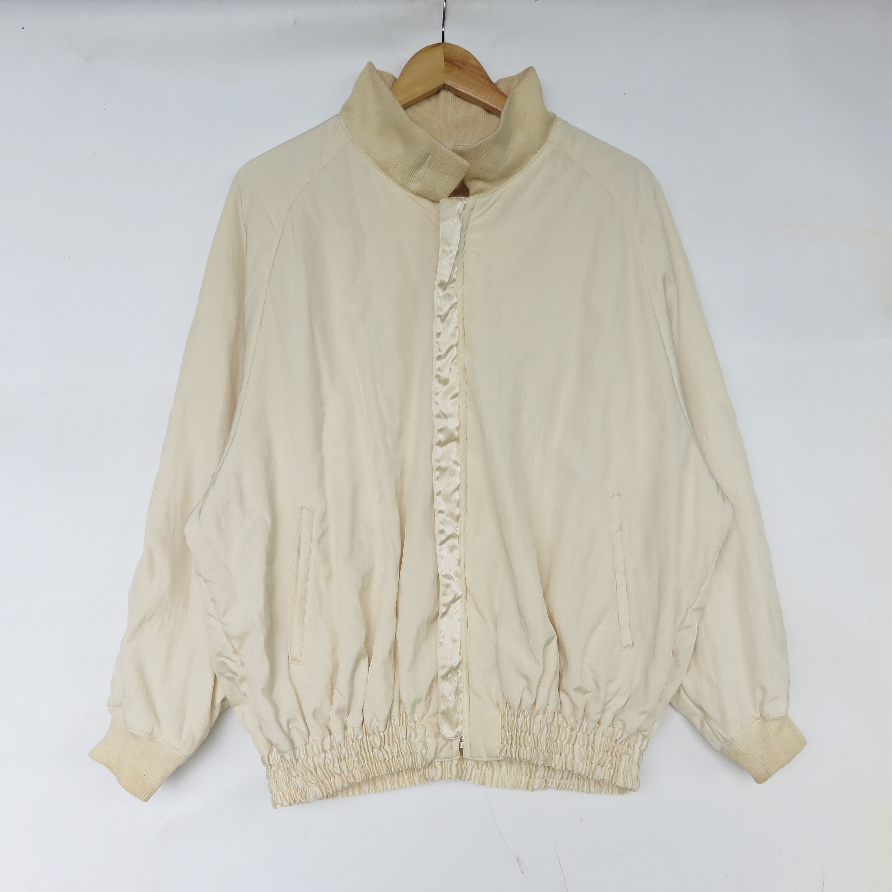 Issey Miyake × Vintage Issey Miyake IS 1980s Reversible Silk Bomber Jacket Size US L / EU 52-54 / 3 - 3 Thumbnail