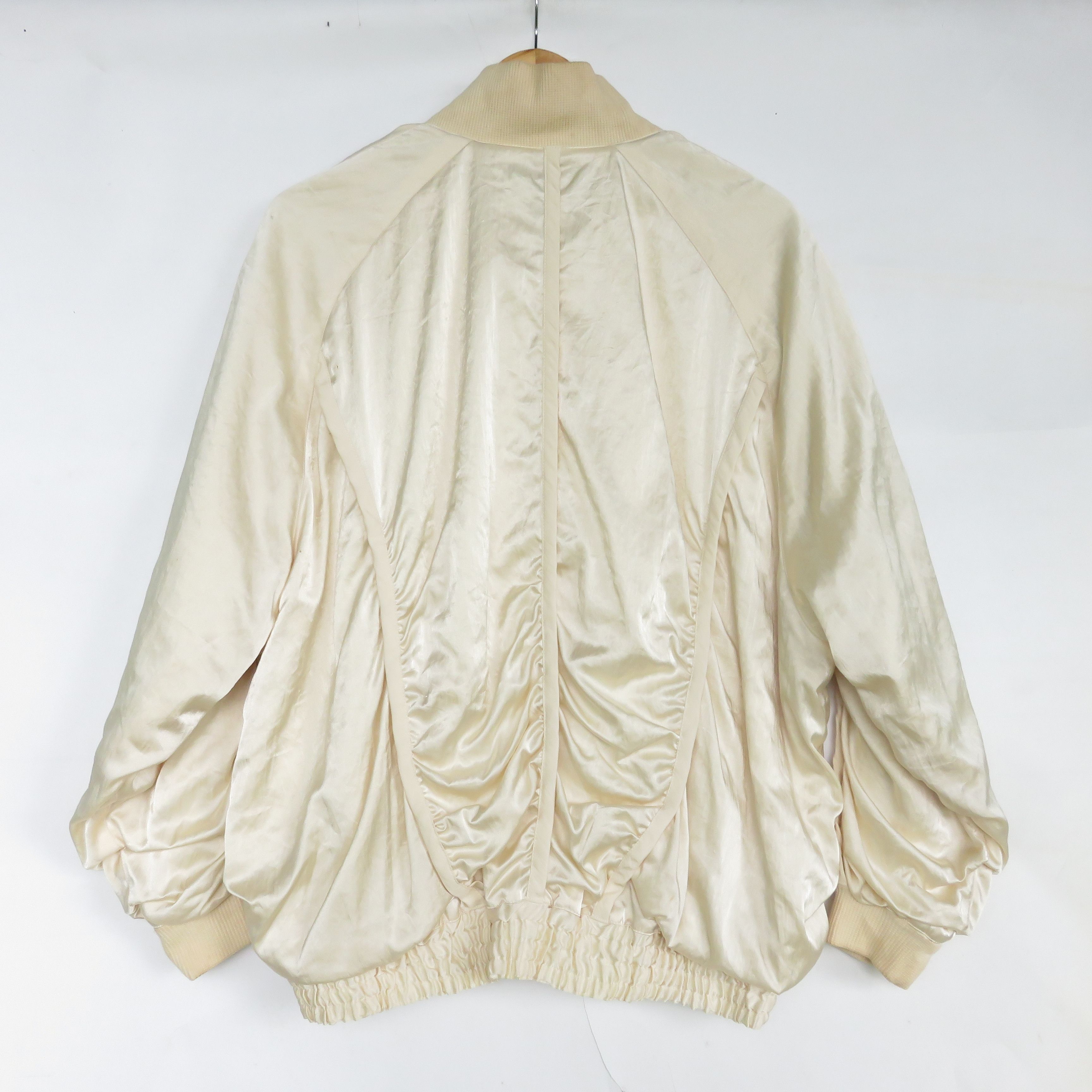 Issey Miyake × Vintage Issey Miyake IS 1980s Reversible Silk Bomber Jacket Size US L / EU 52-54 / 3 - 2 Thumbnail