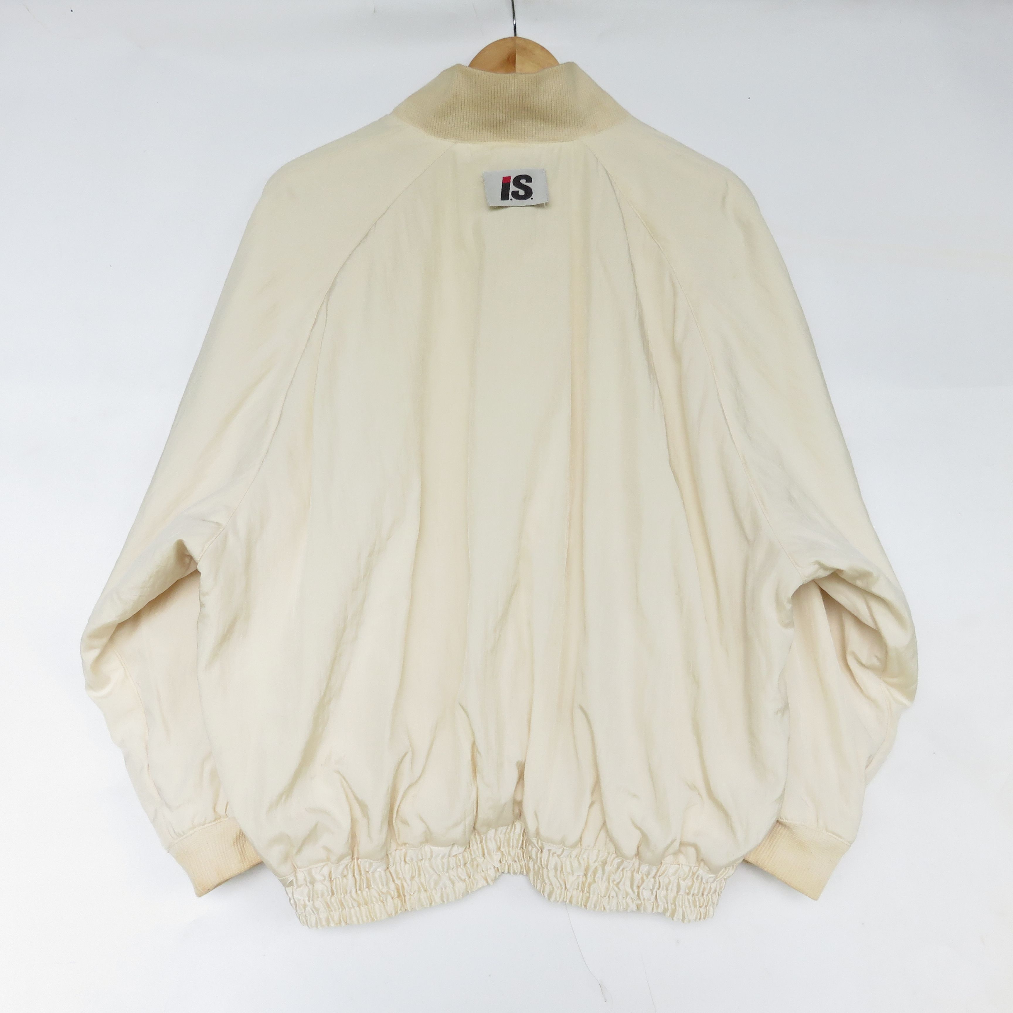 Issey Miyake × Vintage Issey Miyake IS 1980s Reversible Silk Bomber Jacket Size US L / EU 52-54 / 3 - 5 Thumbnail