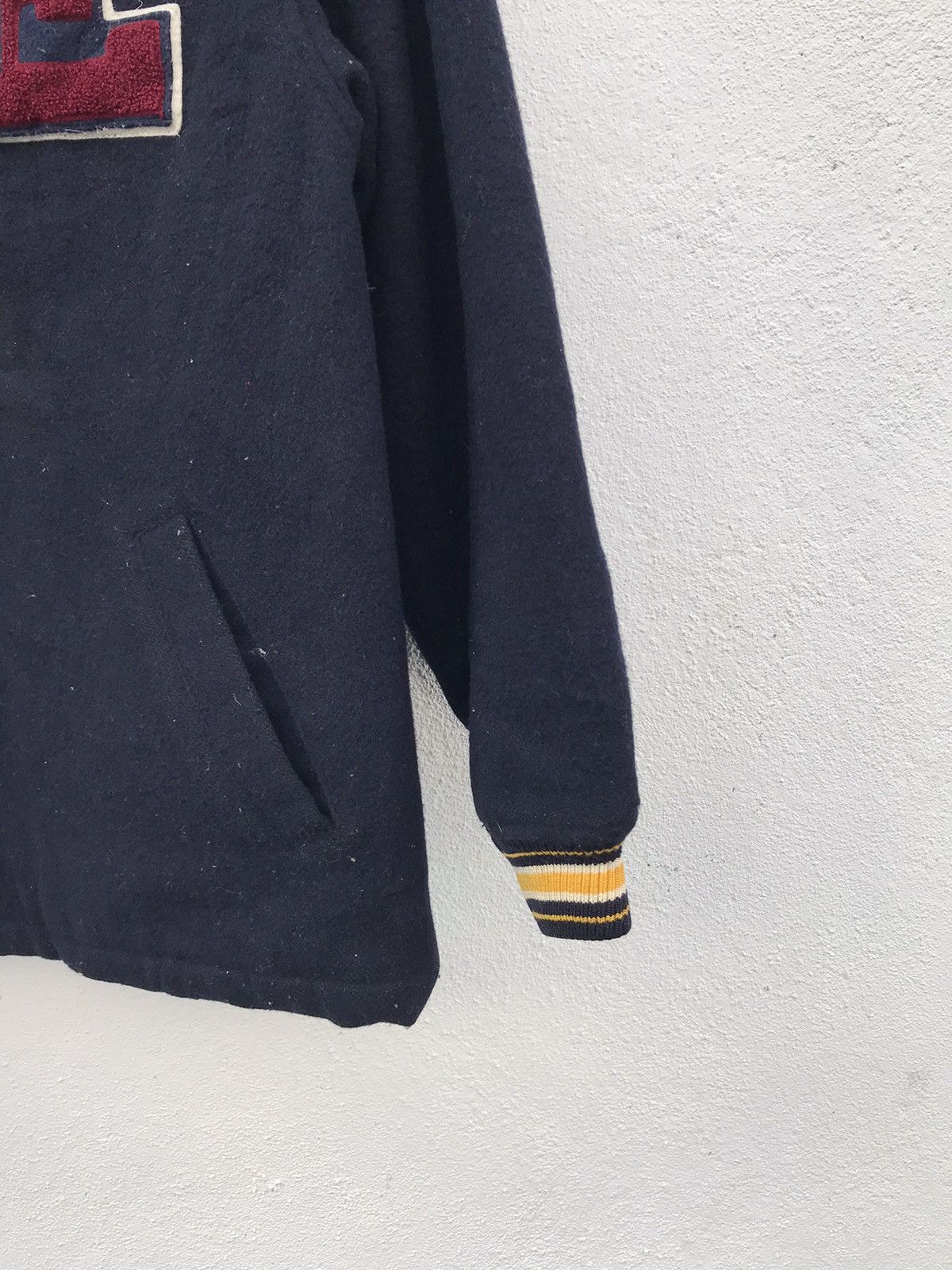 Japanese Brand East Boy Big Logo Wool Varsity Jacket Size US S / EU 44-46 / 1 - 6 Thumbnail