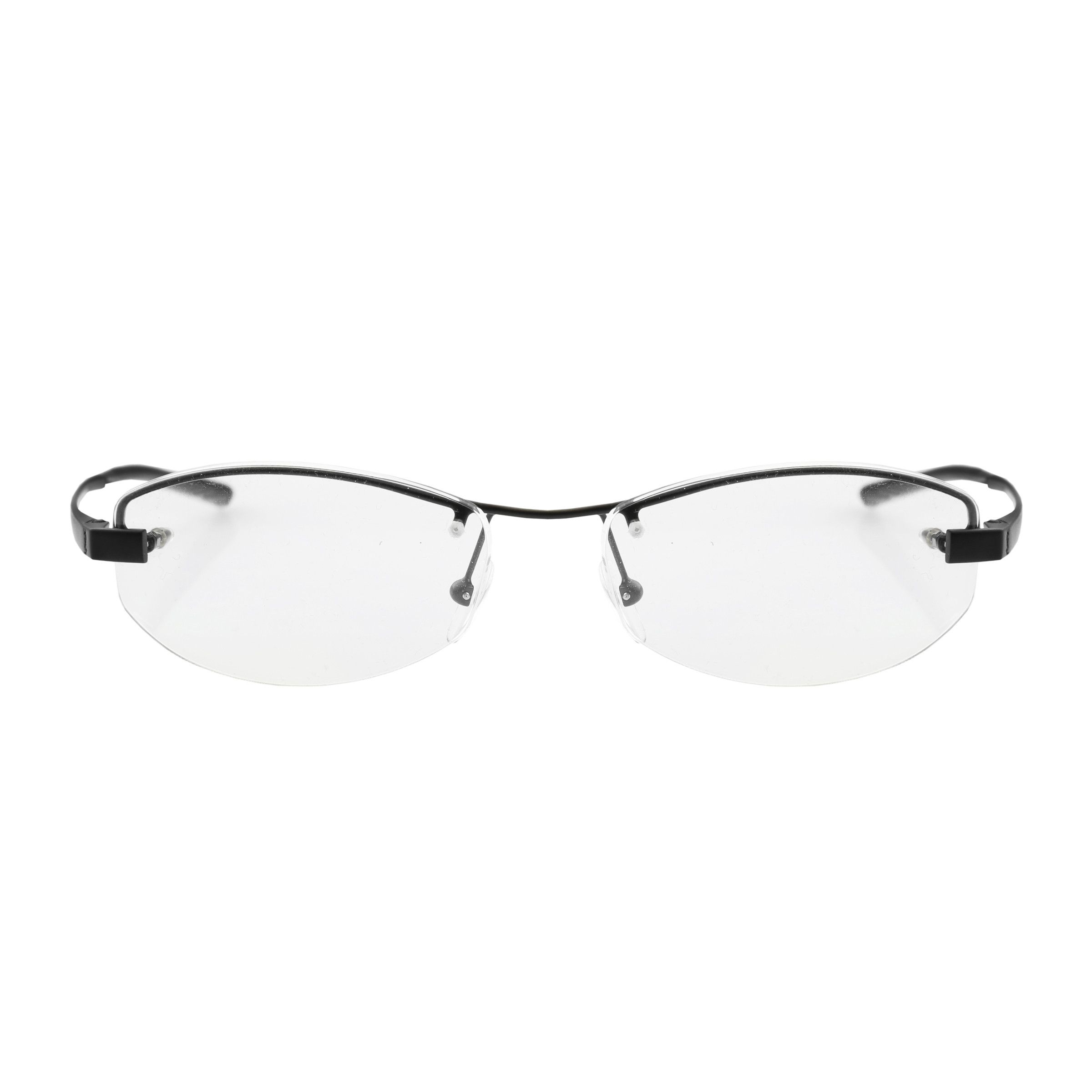 Vintage × Yves Saint Laurent Yves Saint Laurent '90s Rimless Black Round Frame Glasses Size ONE SIZE - 3 Thumbnail