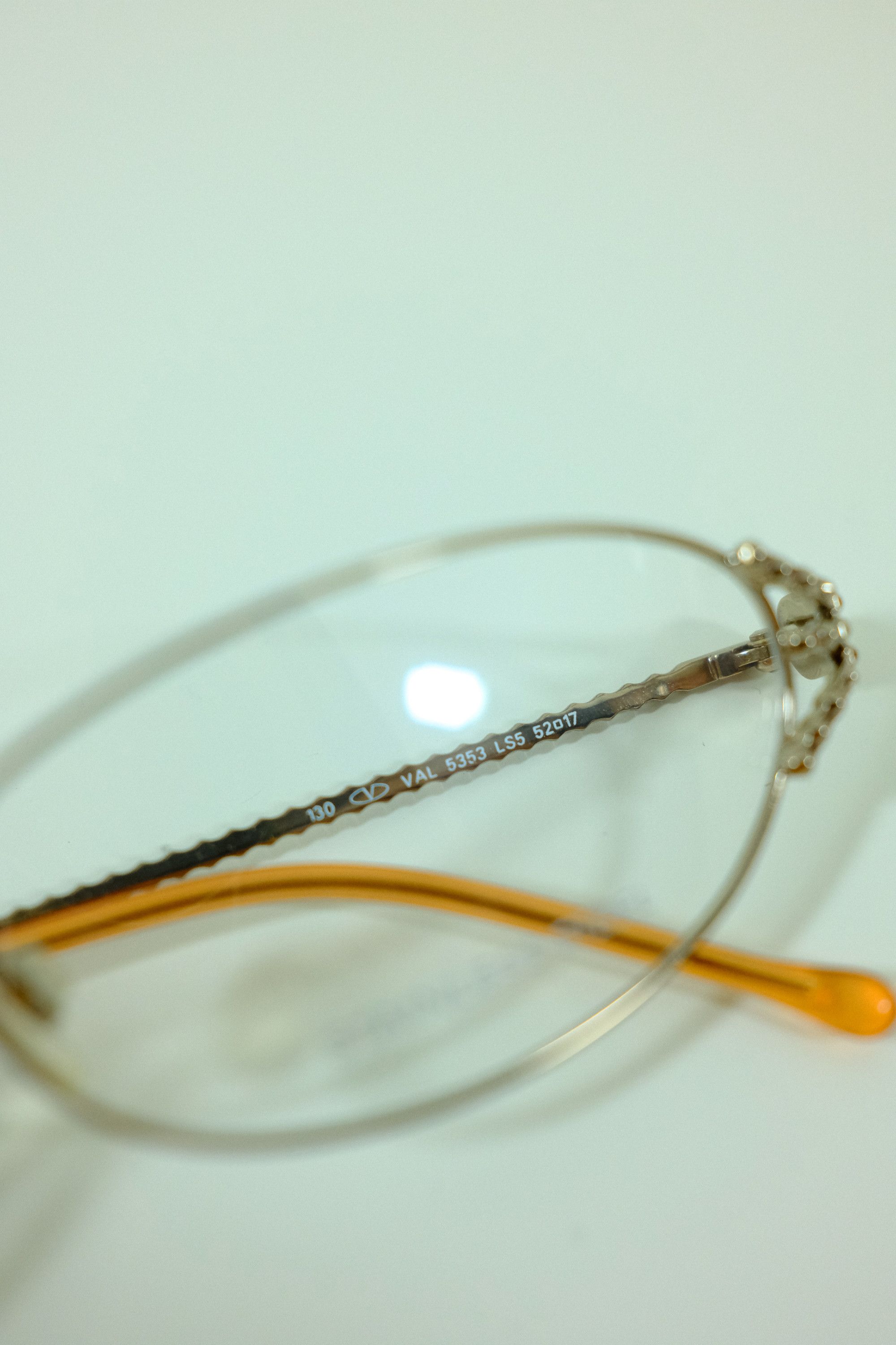 Valentino Valentino '90s Rough Frames Val 5353 Glasses Size ONE SIZE - 7 Thumbnail