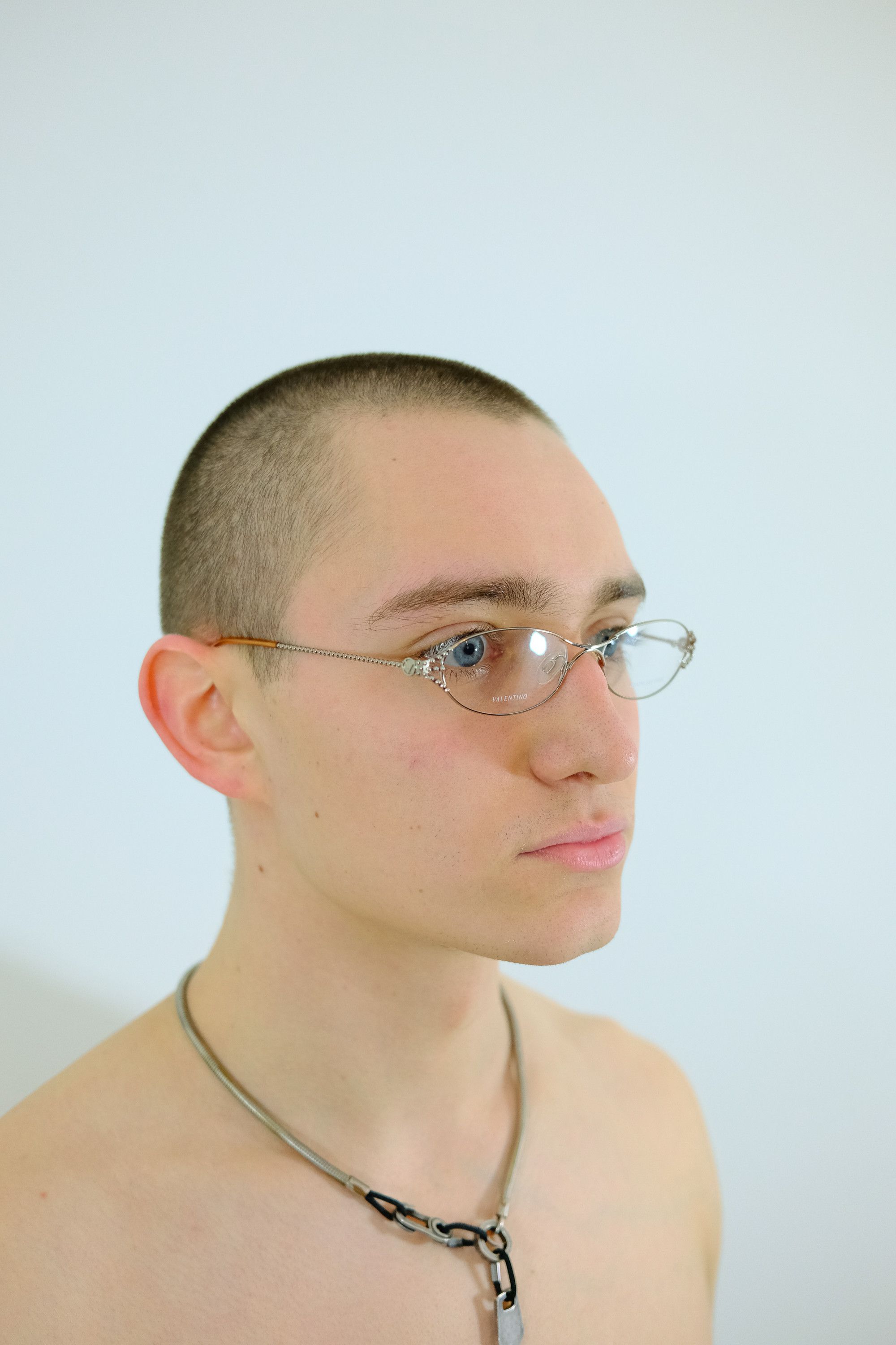 Valentino Valentino '90s Rough Frames Val 5353 Glasses Size ONE SIZE - 9 Thumbnail