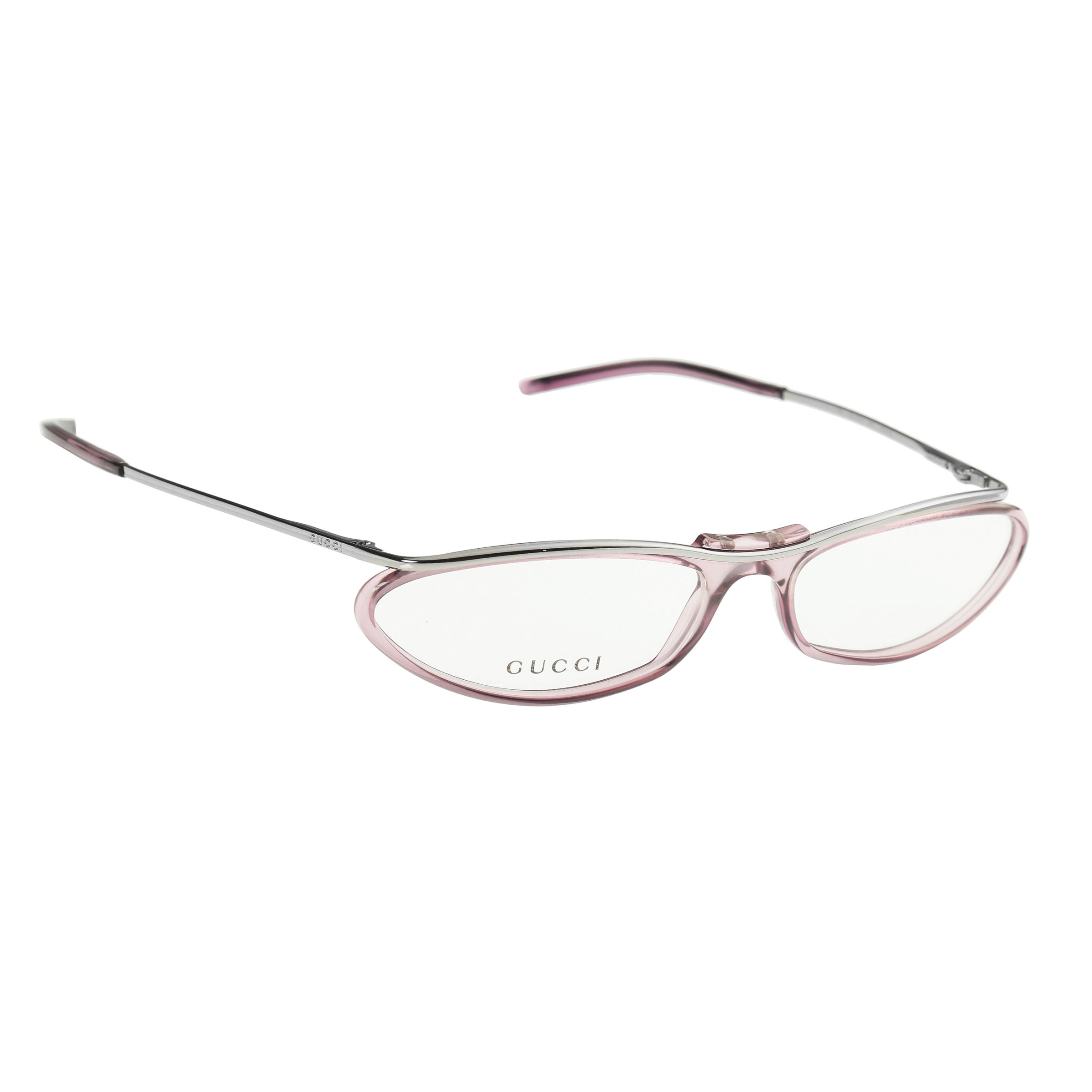Pre-owned Archival Clothing X Gucci '90s Pink Plastic Frame Glasses
