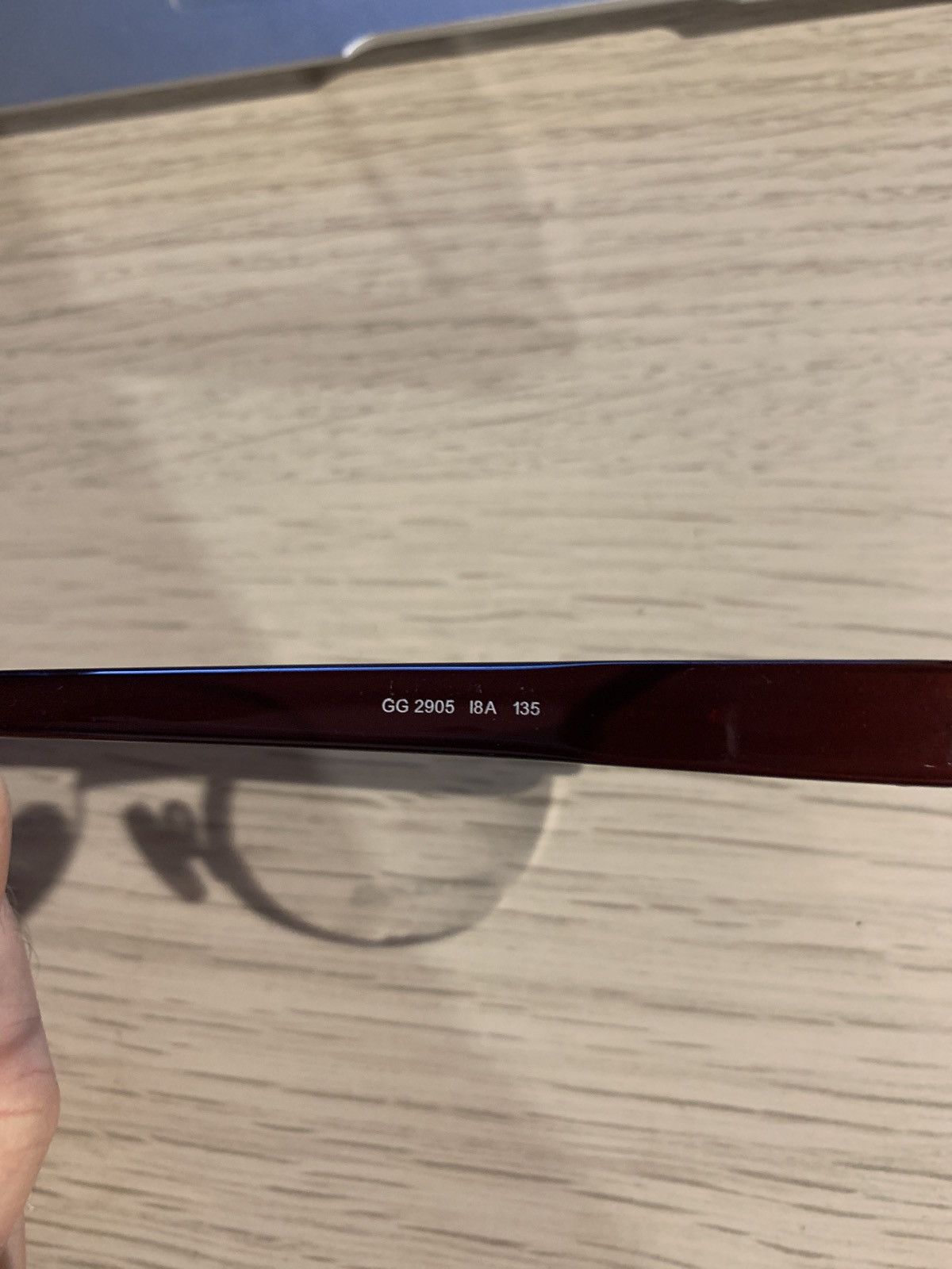 Gucci Gucci '90s Silver Signature Cherry Red Glasses Size ONE SIZE - 6 Thumbnail