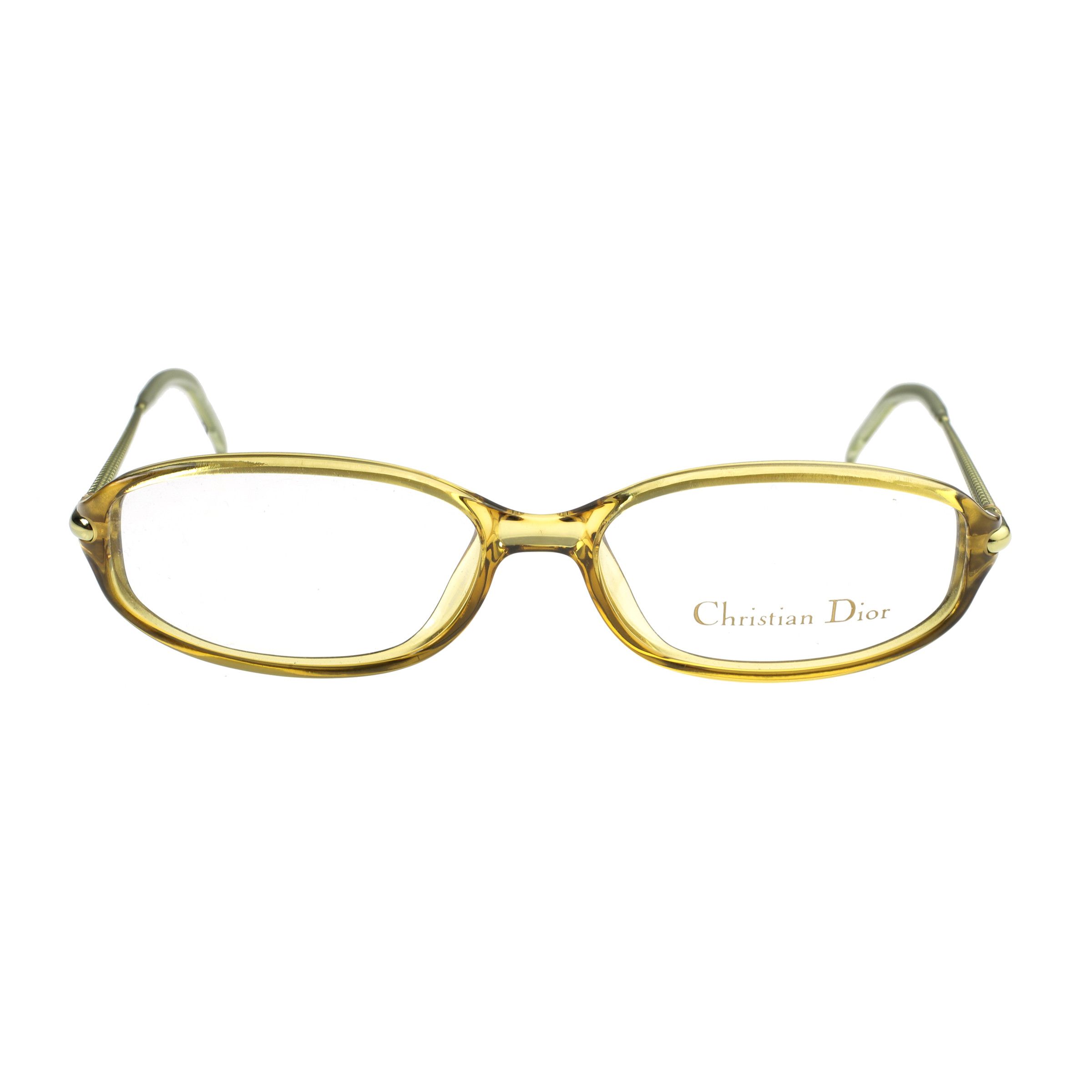 Dior Christian Dior '90s Green Plastic Frame Glasses Size ONE SIZE - 2 Thumbnail