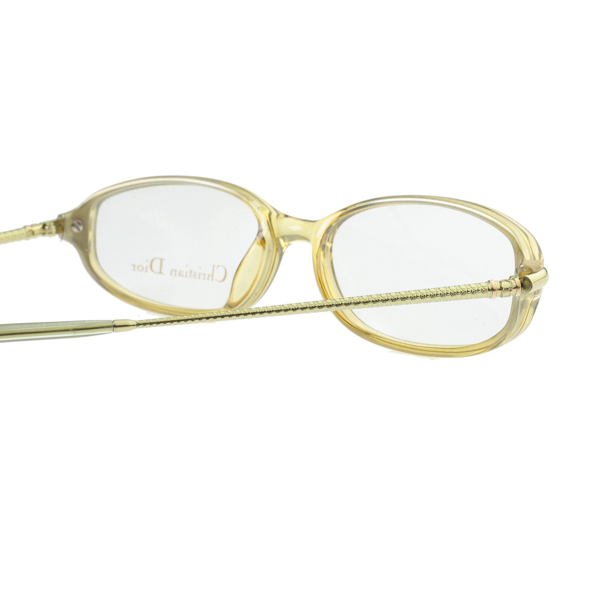 Dior Christian Dior '90s Green Plastic Frame Glasses Size ONE SIZE - 3 Thumbnail