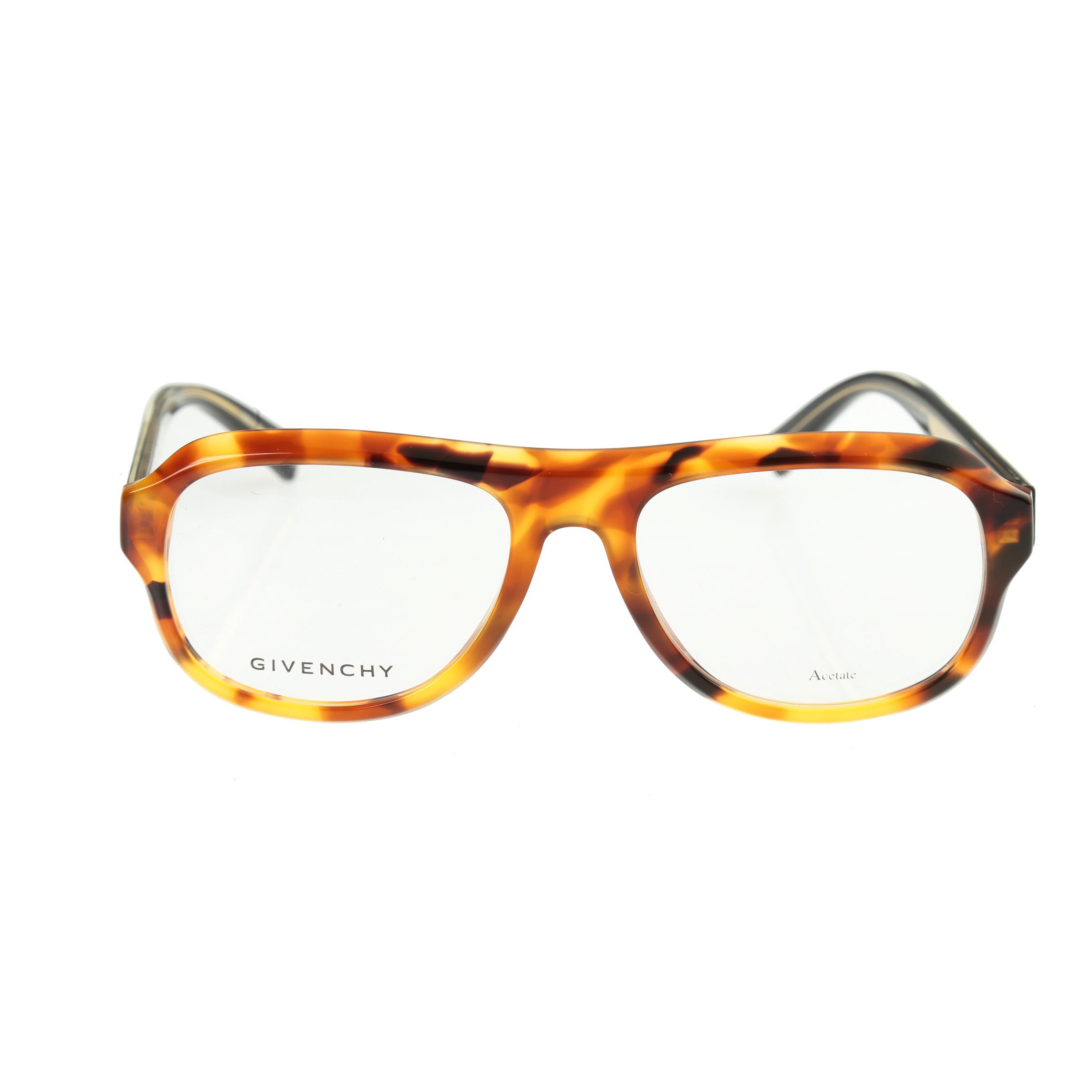 Givenchy Givenchy Havana Brown Gold Pilot Frame Glasses GV 0124 Size ONE SIZE - 3 Thumbnail