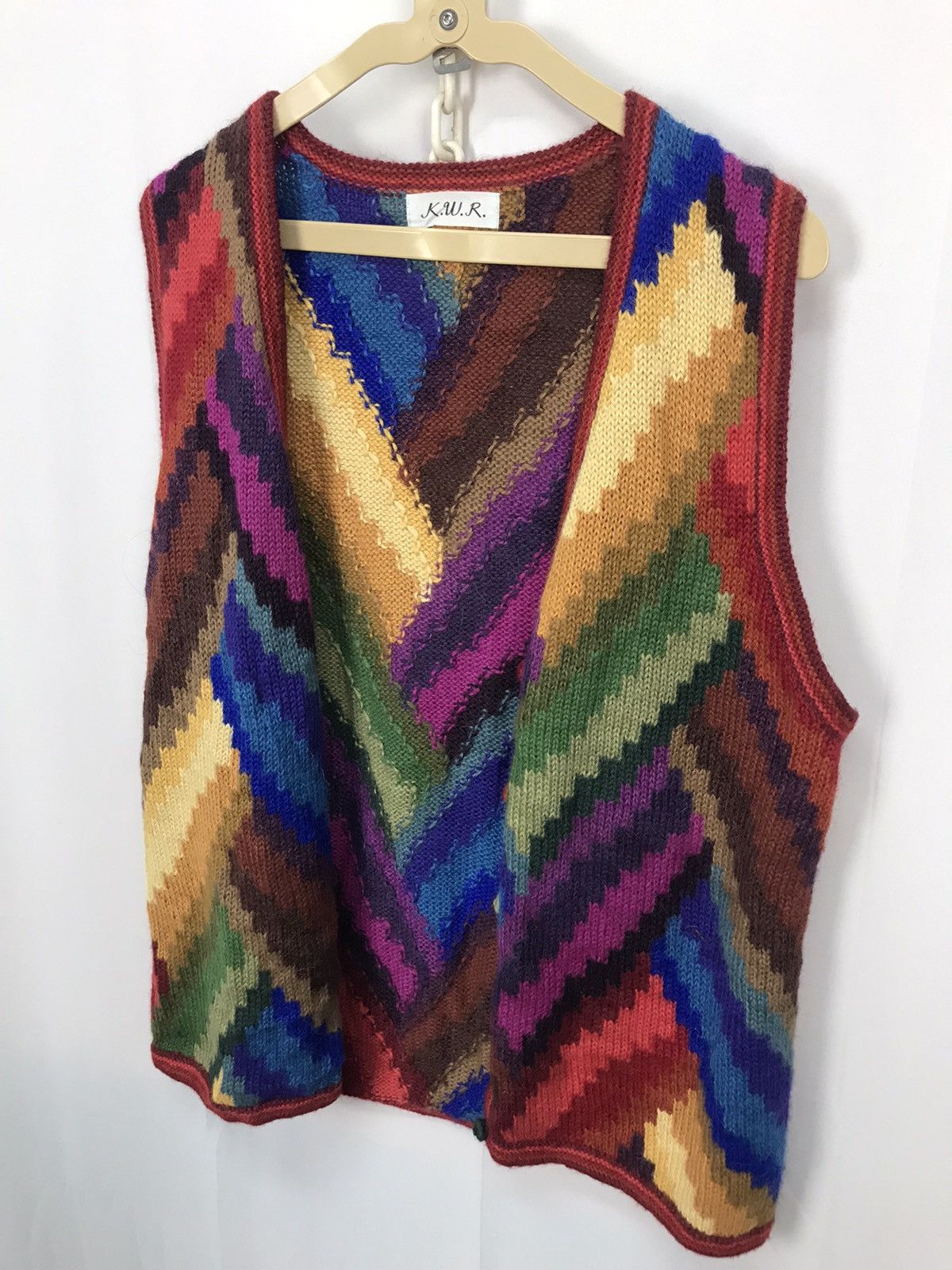 Other Multicolor cardigan sleeveless by K.W.R Size US S / EU 44-46 / 1 - 5 Thumbnail