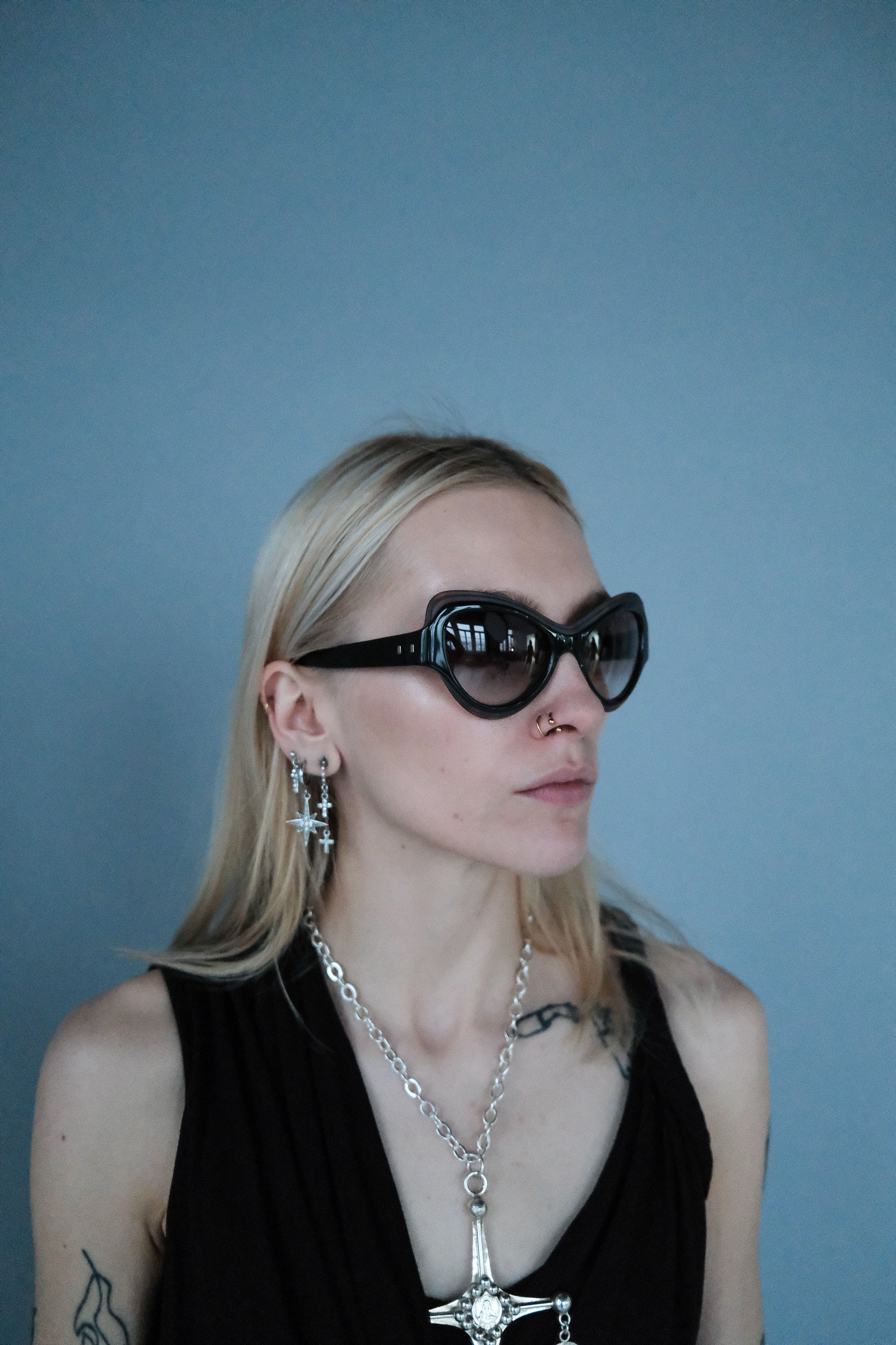 Saint Laurent Paris Yves Saint Laurent SS12 Havana Brown Cat Eye Sunglasses Size ONE SIZE - 2 Thumbnail