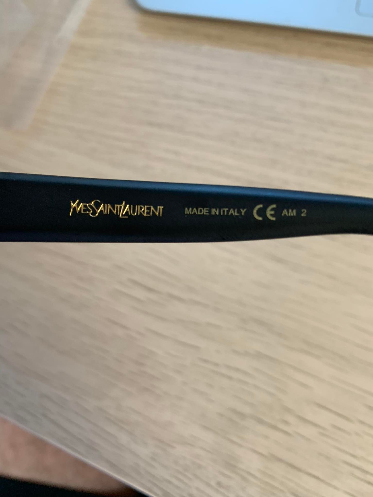 Saint Laurent Paris Yves Saint Laurent SS12 Havana Brown Cat Eye Sunglasses Size ONE SIZE - 11 Thumbnail