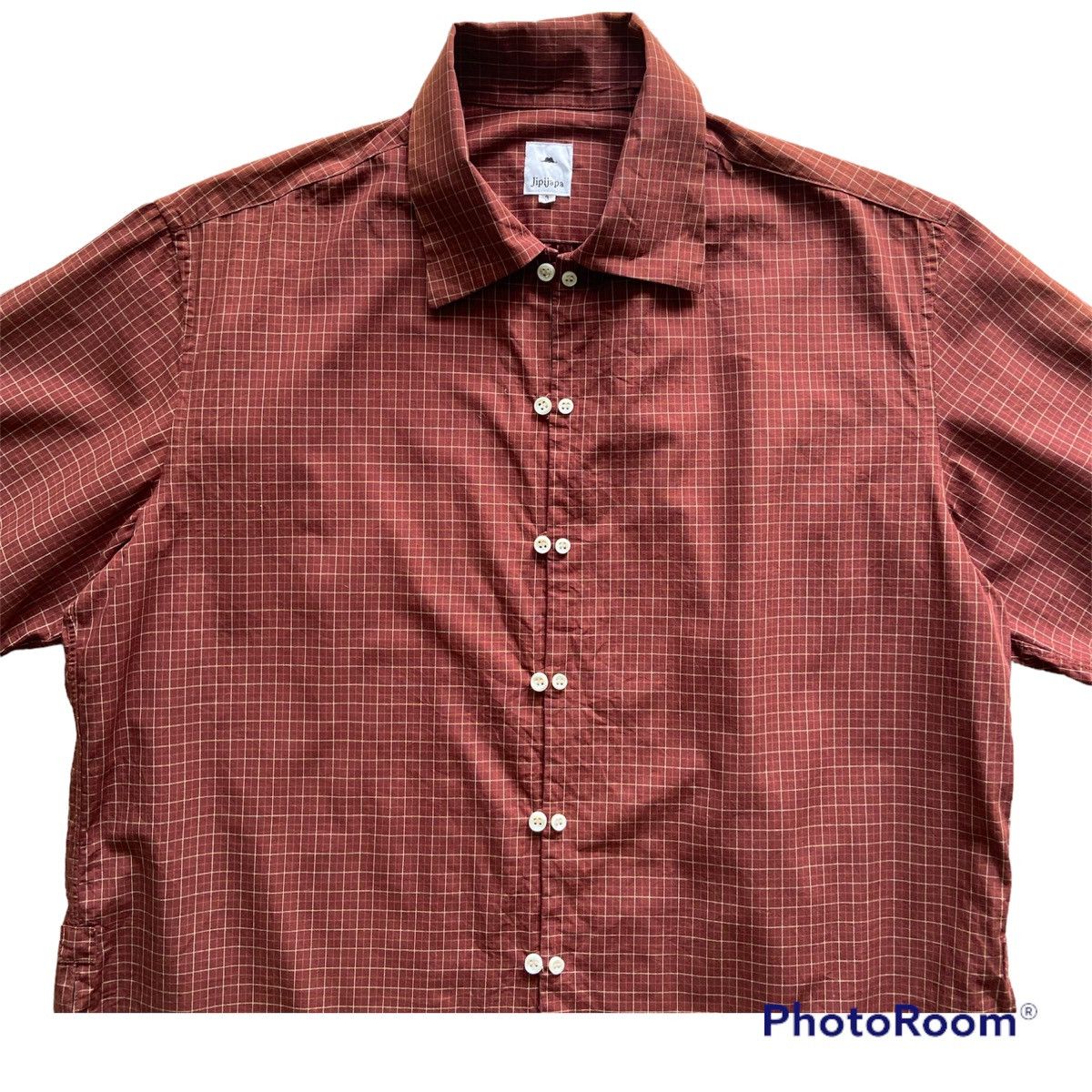 Designer × Japanese Brand Vintage Jipijapa Double Button Up Plaid Shirt Size US L / EU 52-54 / 3 - 2 Thumbnail