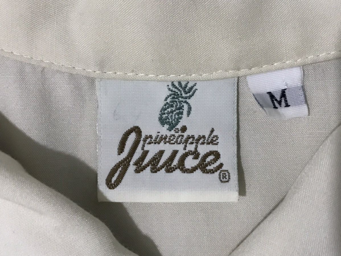 Other 80s Vintage Pineapple Juice Hula Girl Rayon Hawaiian Shirt Size US M / EU 48-50 / 2 - 6 Thumbnail