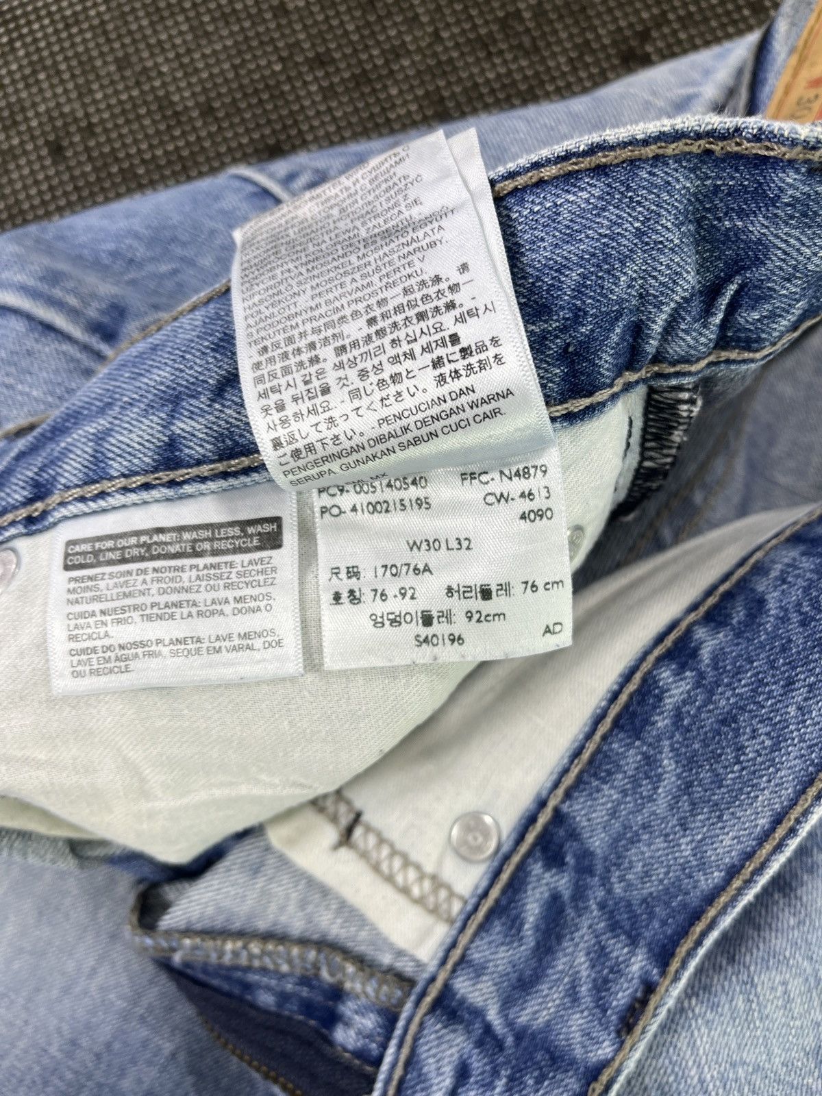 Levi's × Vintage Vintage Levis 514 Faded Blue Jeans 32x32 - J399 Size US 32 / EU 48 - 8 Thumbnail