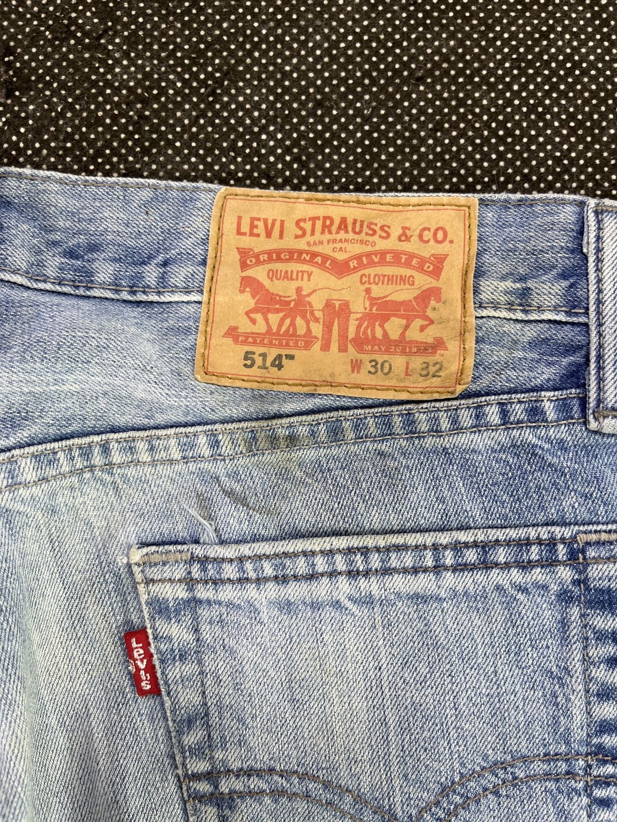 Levi's × Vintage Vintage Levis 514 Faded Blue Jeans 32x32 - J399 Size US 32 / EU 48 - 10 Thumbnail