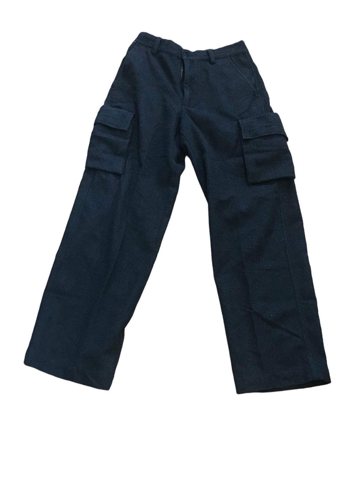 Gap × Vintage Charcoal wool cargo pants 29x30 Size US 29 - 2 Thumbnail