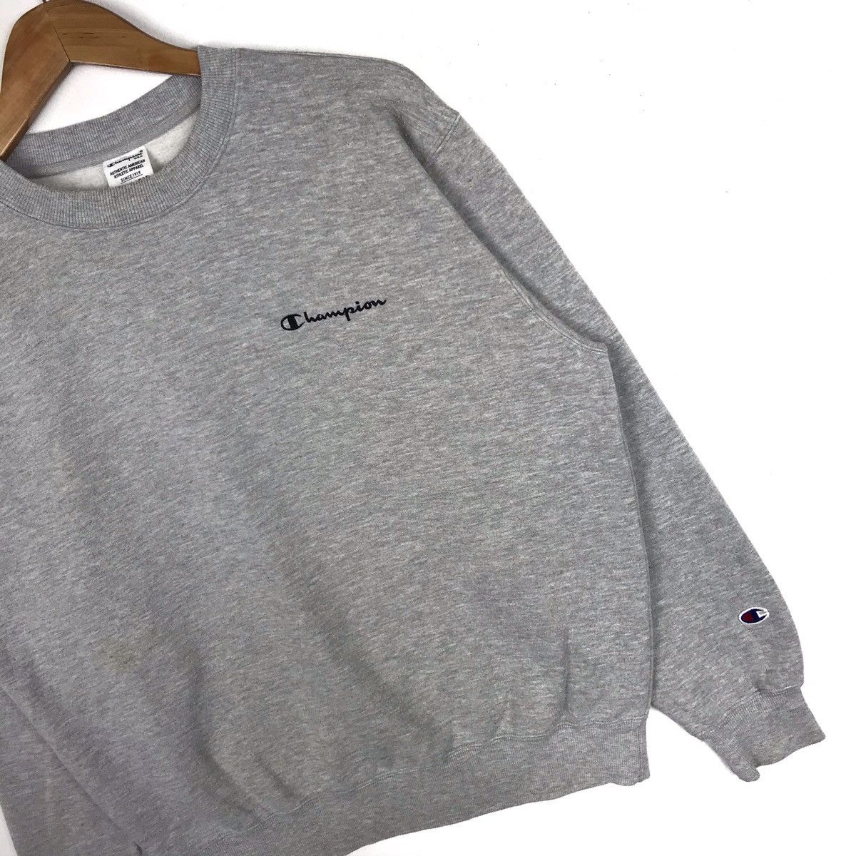 Champion Vintage Champion Script Basic Logo Sweatshirt Size US L / EU 52-54 / 3 - 2 Thumbnail