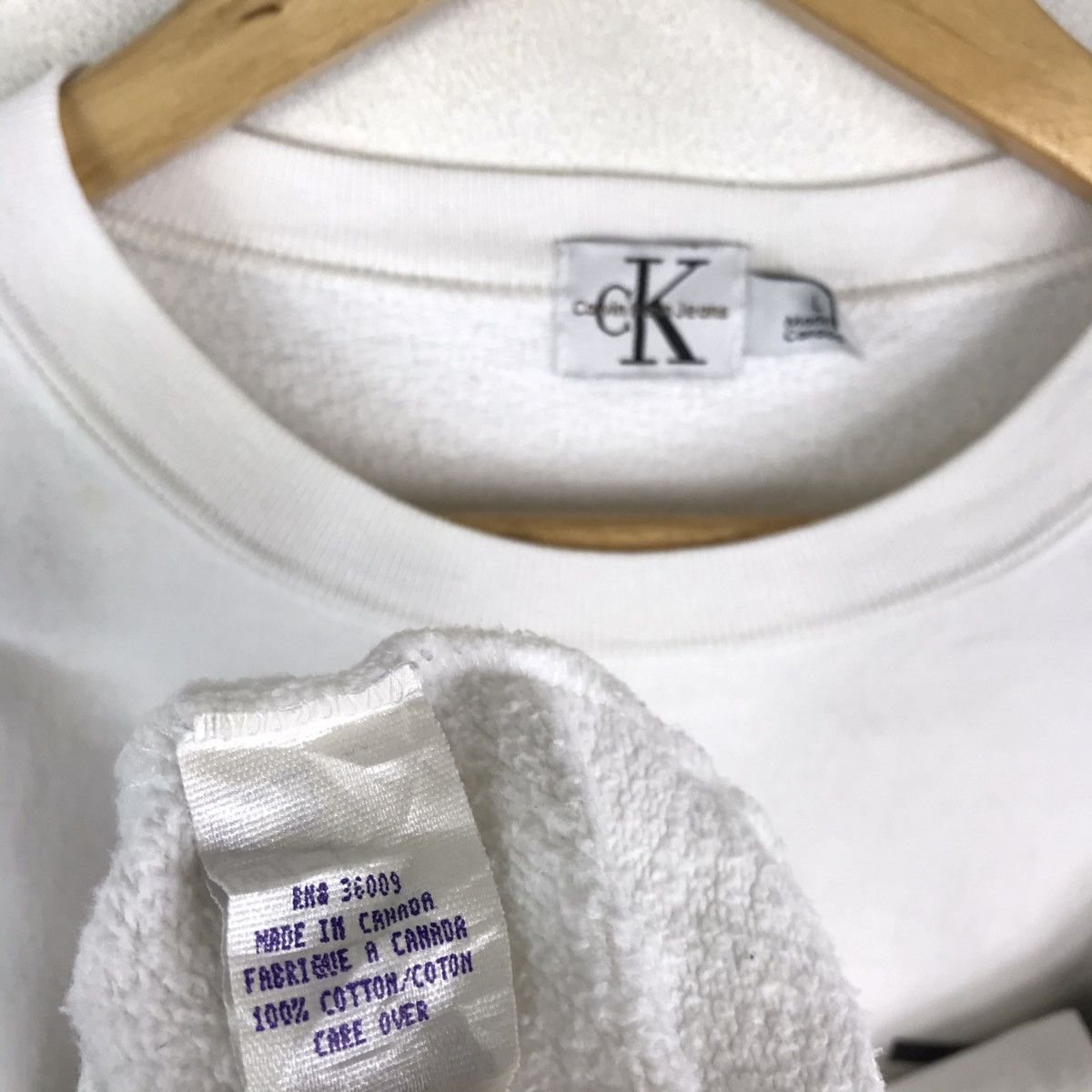 Calvin Klein Vintage 90s Calvin Klein Jeans Sweatshirt Pullover Jumper Size US L / EU 52-54 / 3 - 5 Thumbnail