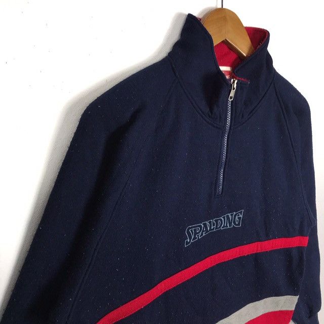 Spalding Vintage 90s Spalding Half Zipper Sweatshirt Pullover Size US S / EU 44-46 / 1 - 3 Thumbnail